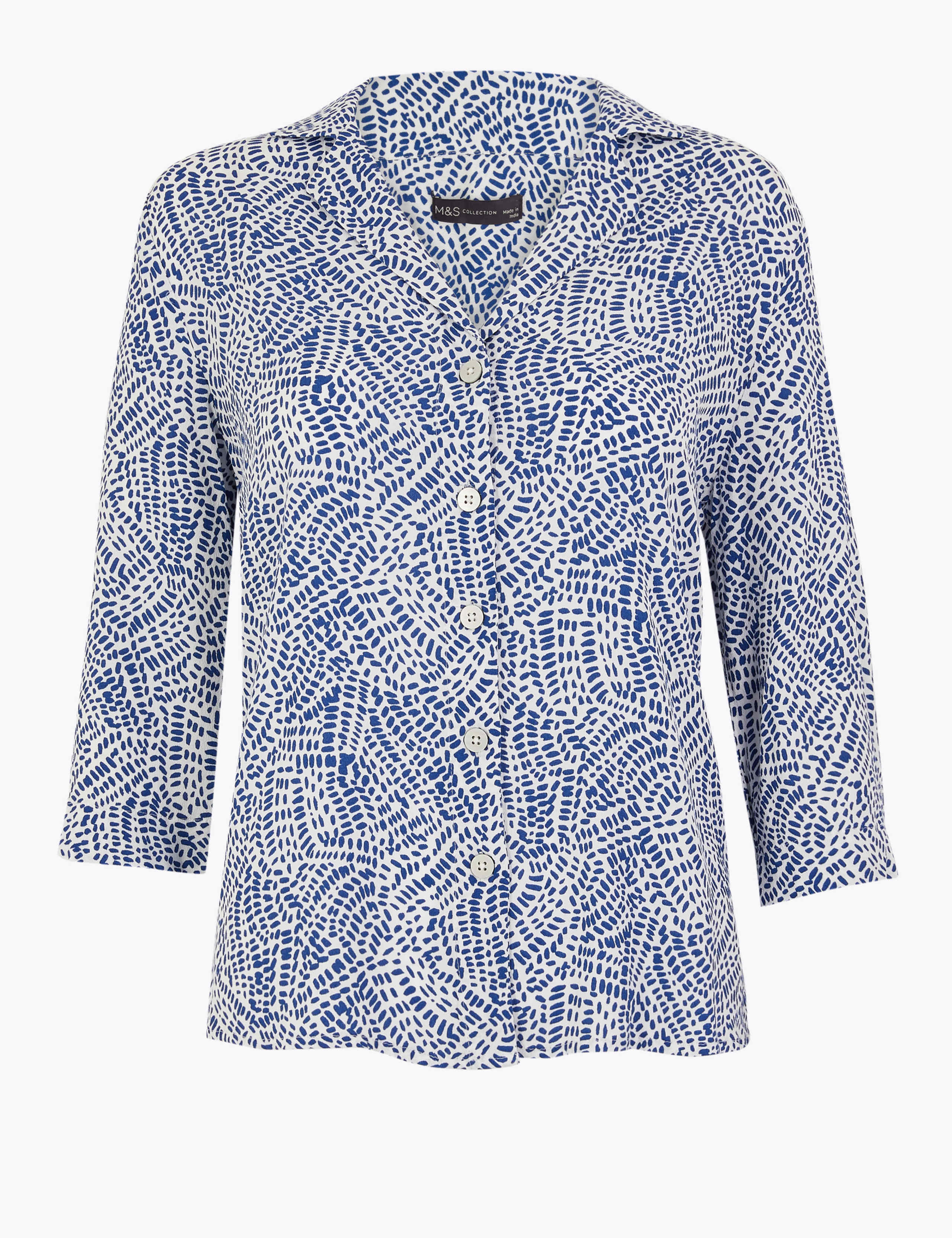 Printed Collared Neck Shirt 2 of 4