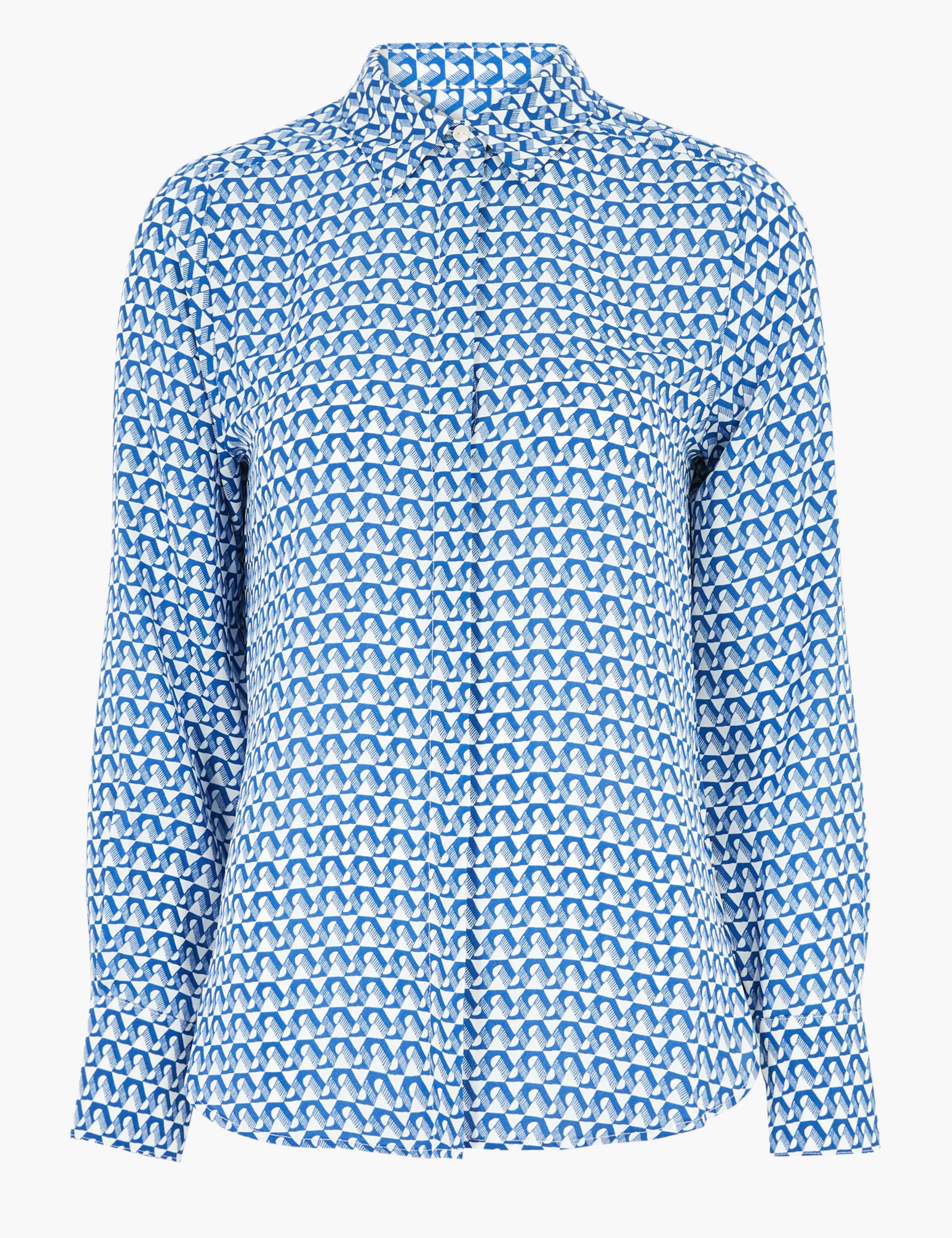 Geometric Print Long Sleeve Shirt 1 of 1