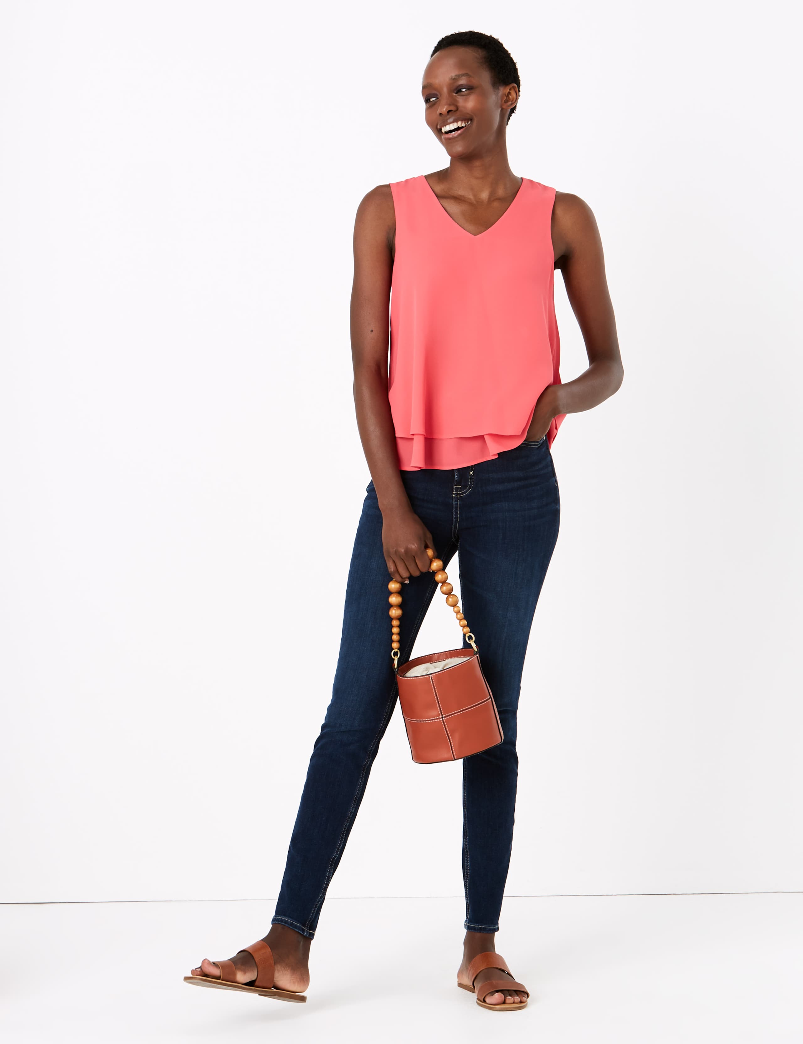 V-Neck Sleeveless Top 3 of 5