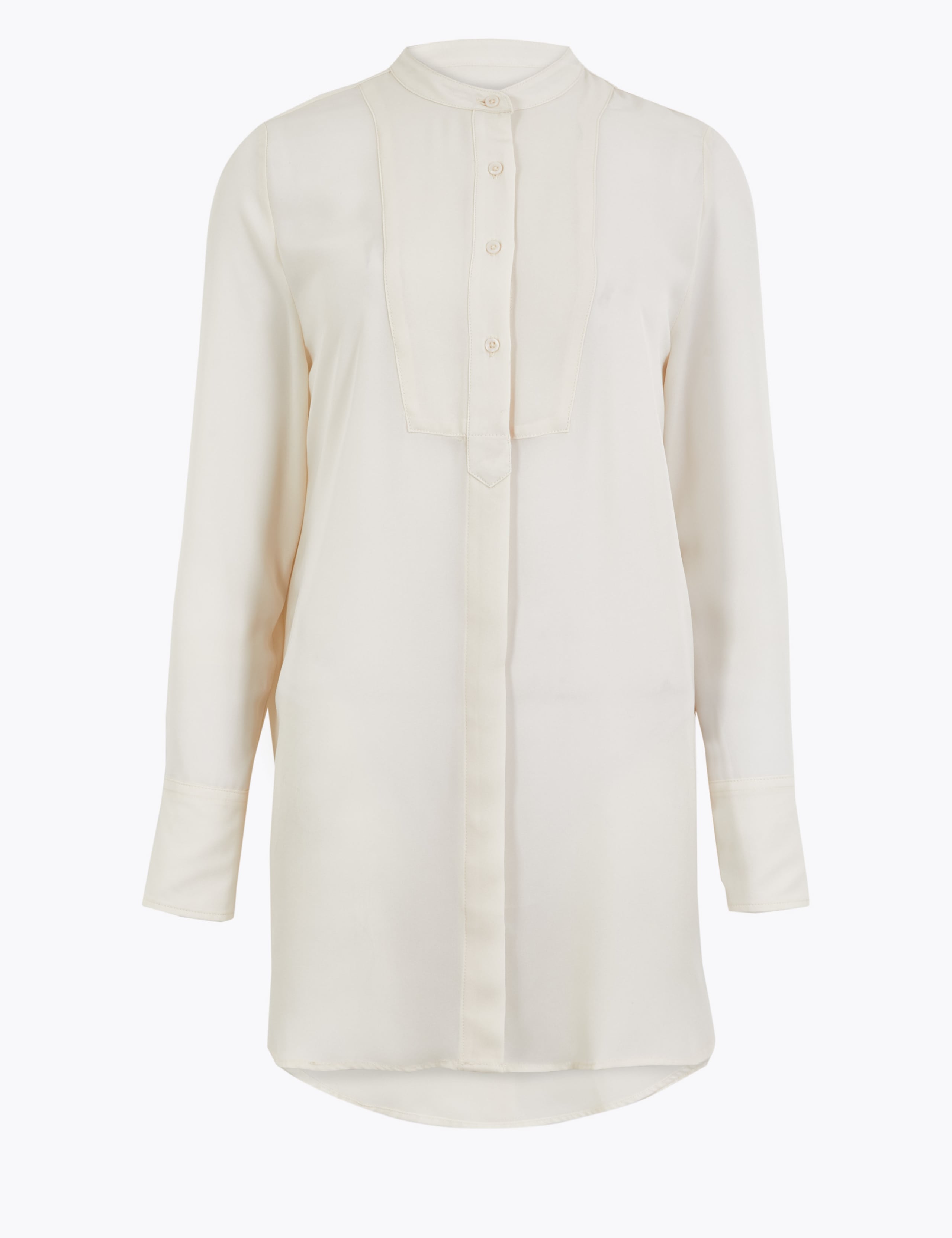 Bib Detailed Longline Blouse 2 of 4