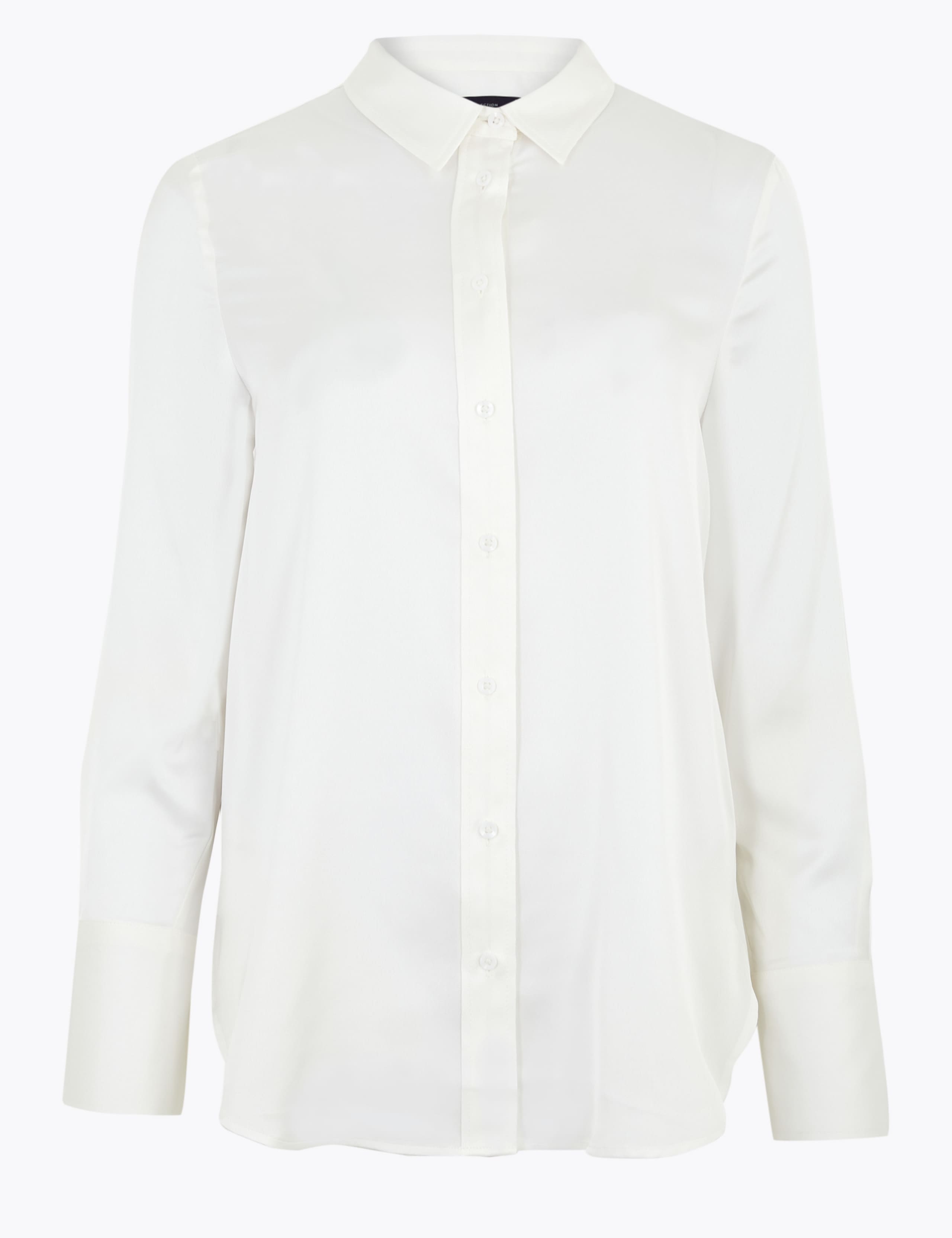 Satin Long Sleeve Shirt 2 of 4