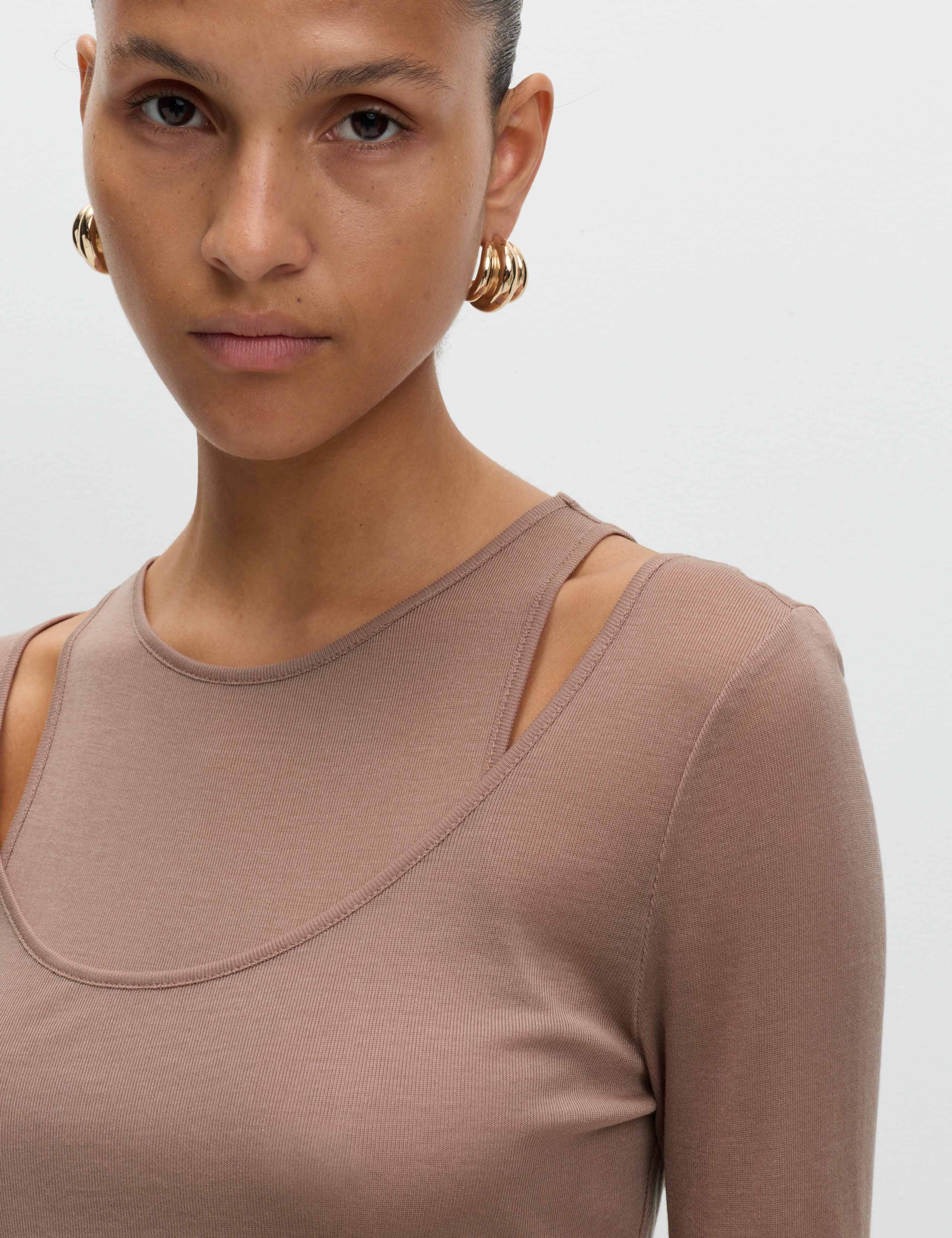 Pure Lyocell Double Layered Top 5 of 7