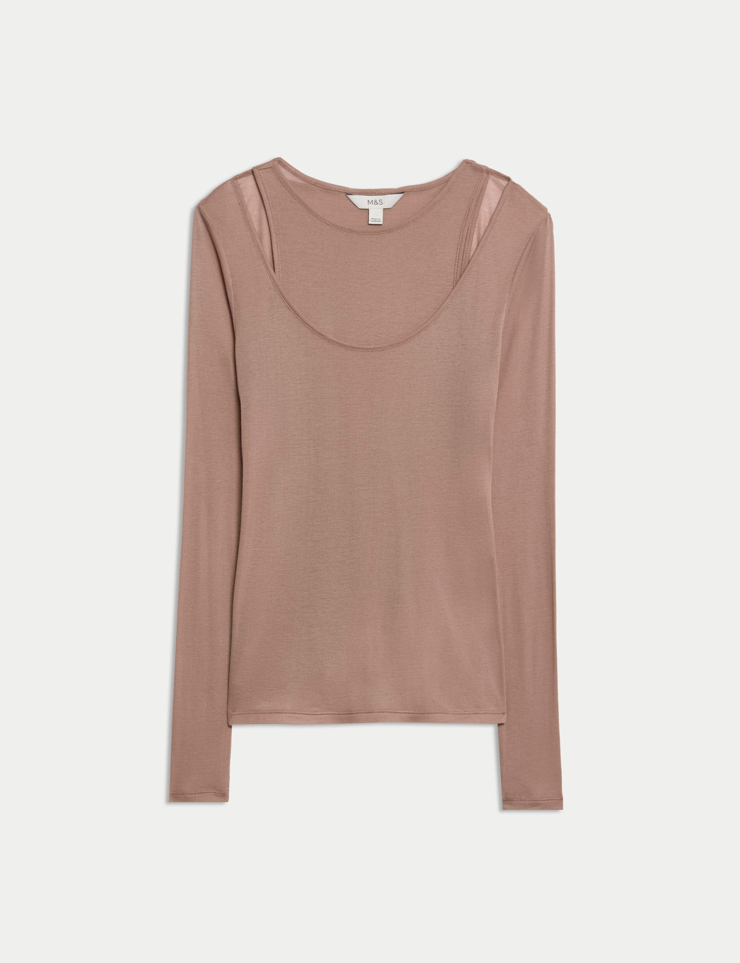 Pure Lyocell Double Layered Top 2 of 7