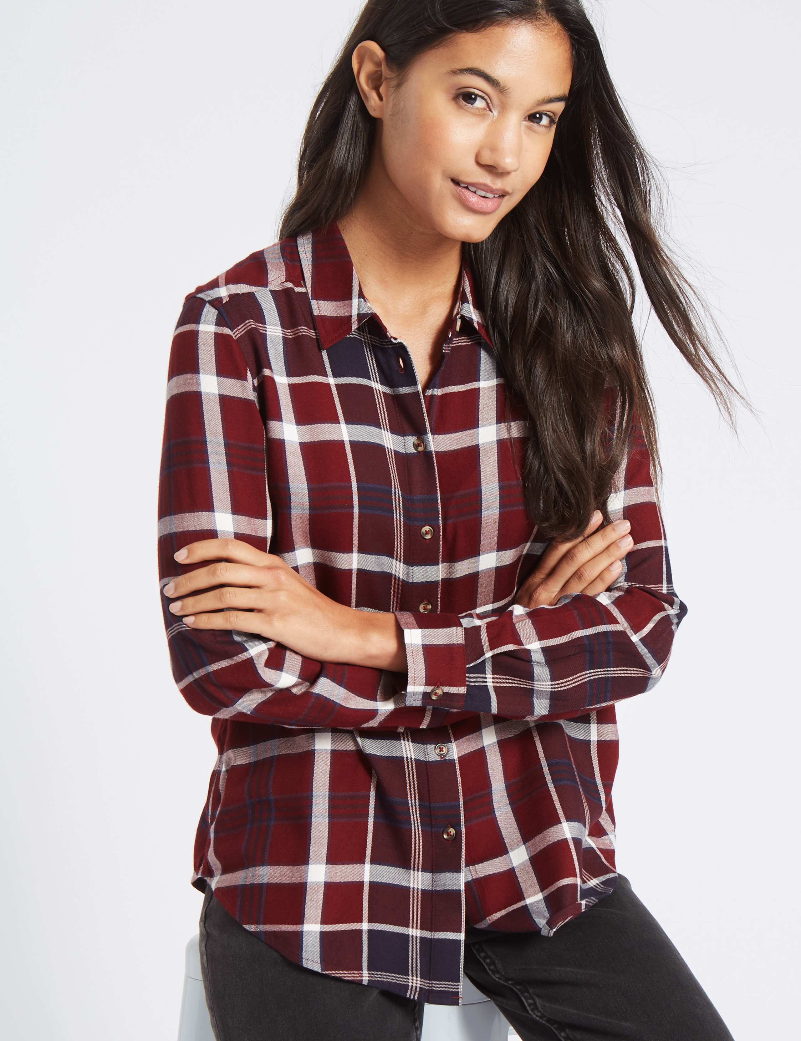 Checked Long Sleeve Shirt 3 of 4