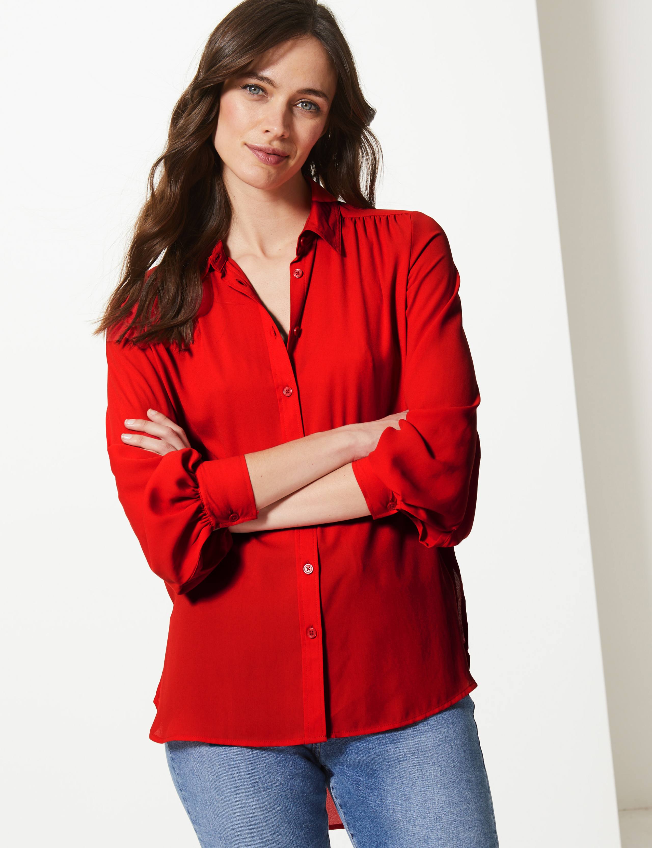 Longline Long Sleeve Shirt 1 of 3