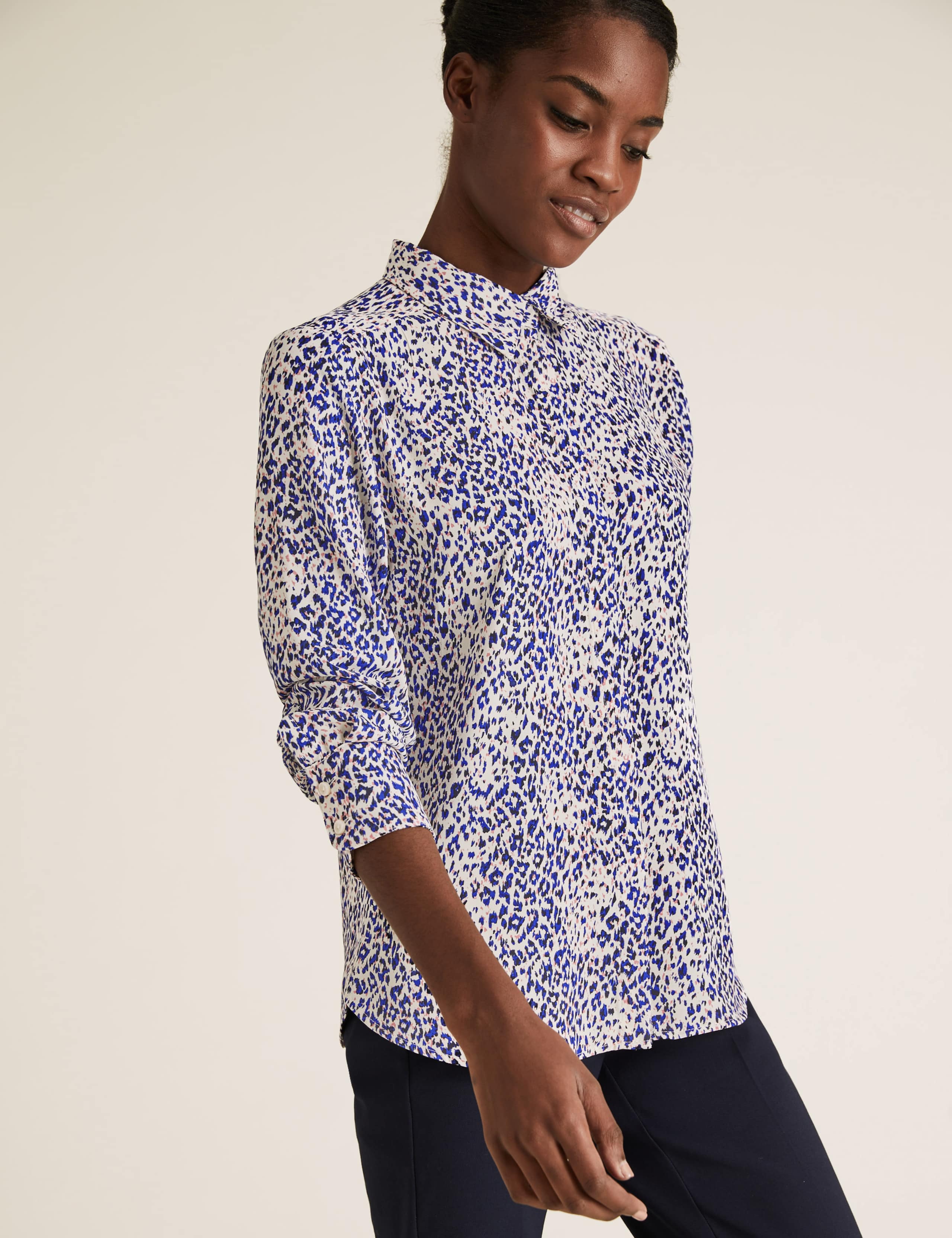 Animal Print Long Sleeve Shirt 1 of 5