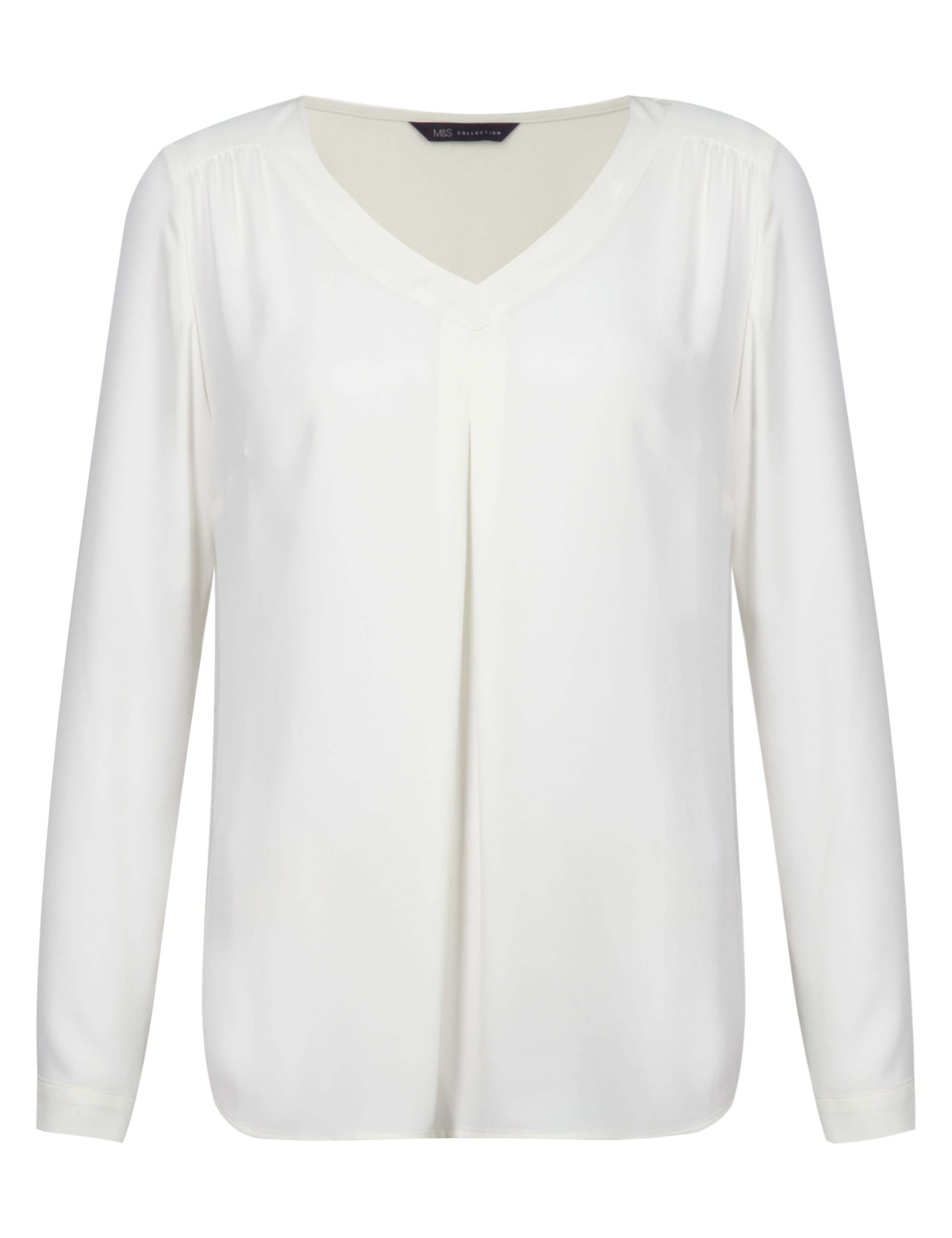 V-Neck Long Sleeve Blouse 4 of 5