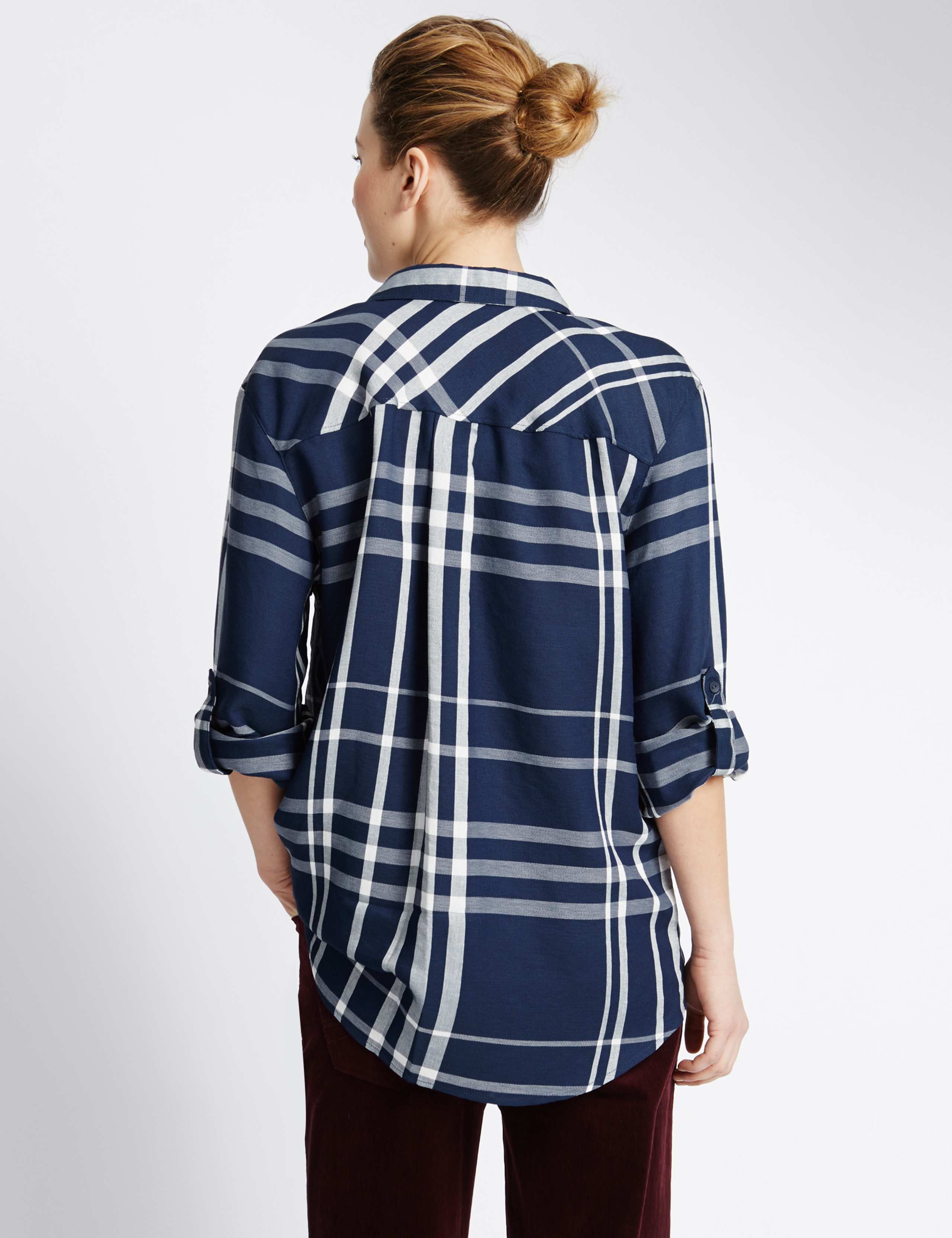 Checked Boyfriend Shirt 3 of 3