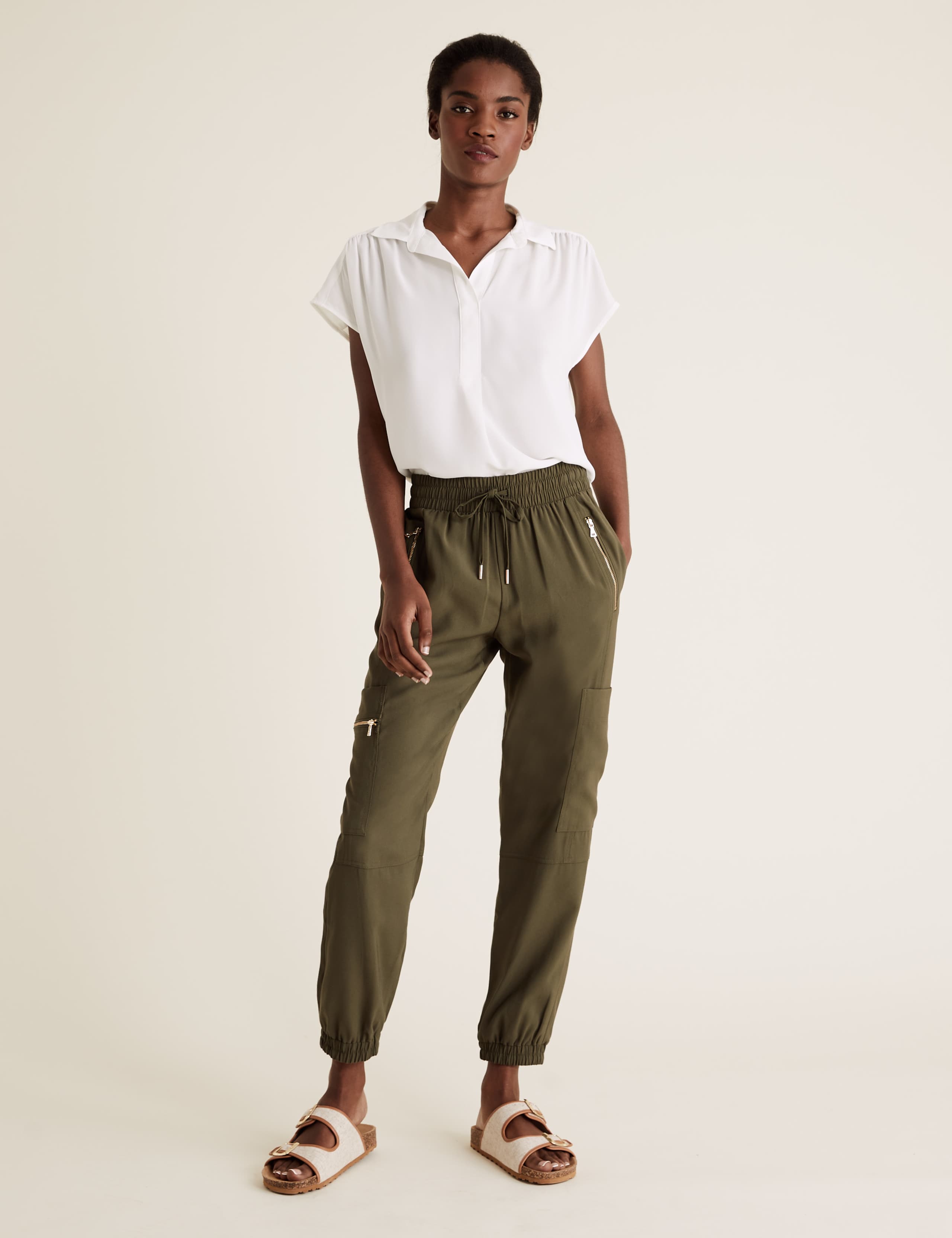 Collared Sleeveless Shell Top 5 of 6