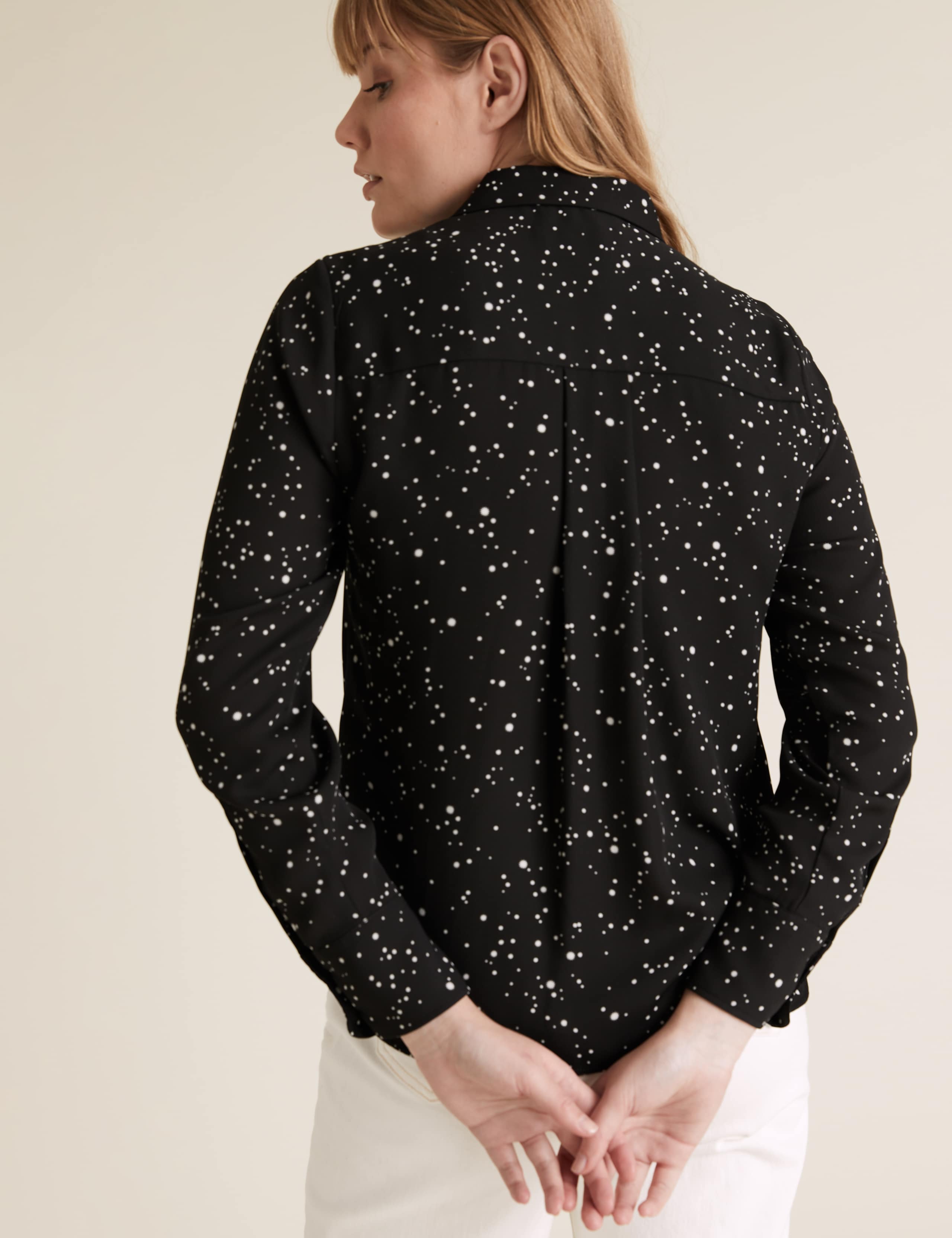 Printed Collared Long Sleeve Shirt 4 of 5
