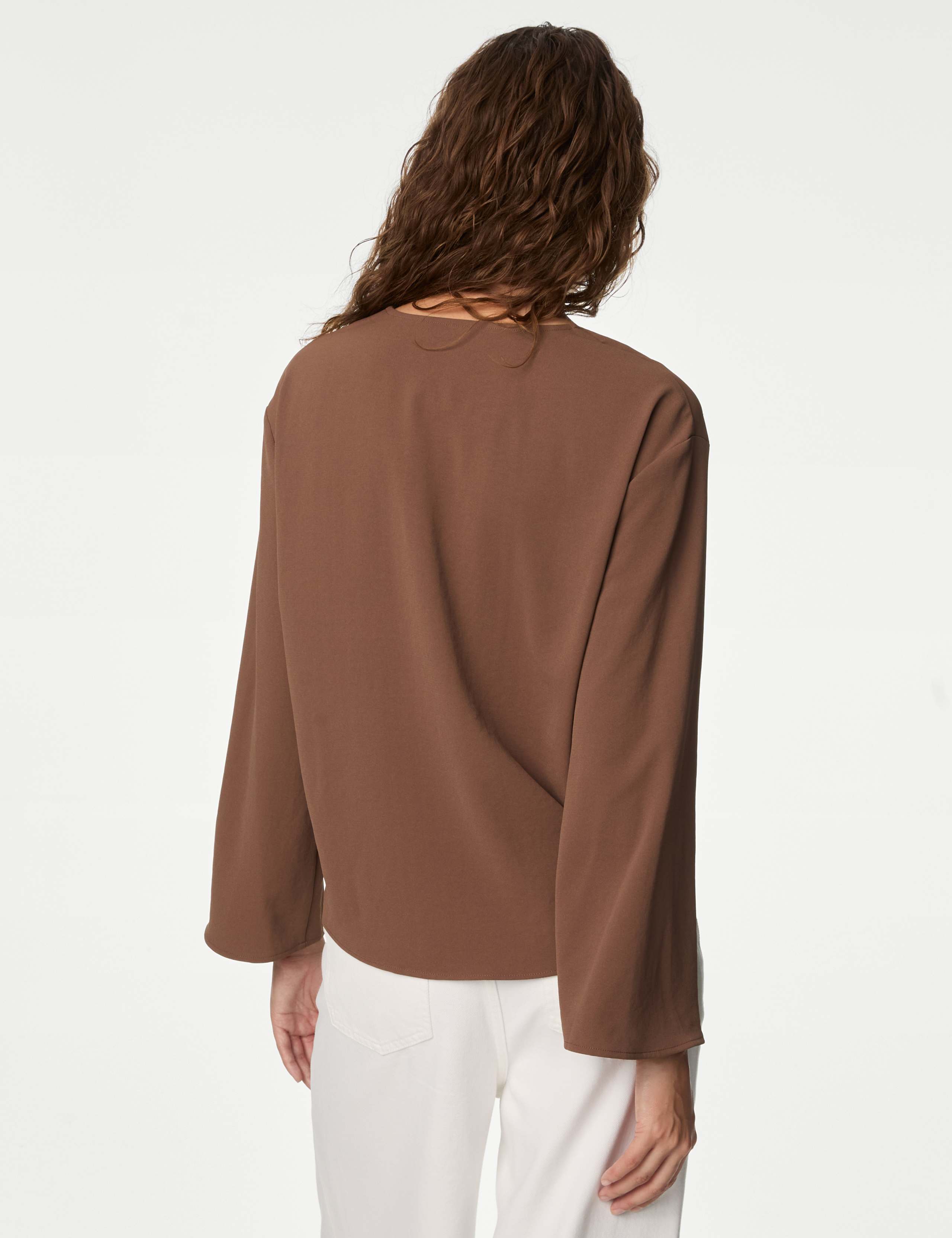 Tie Neck Blouse 5 of 5