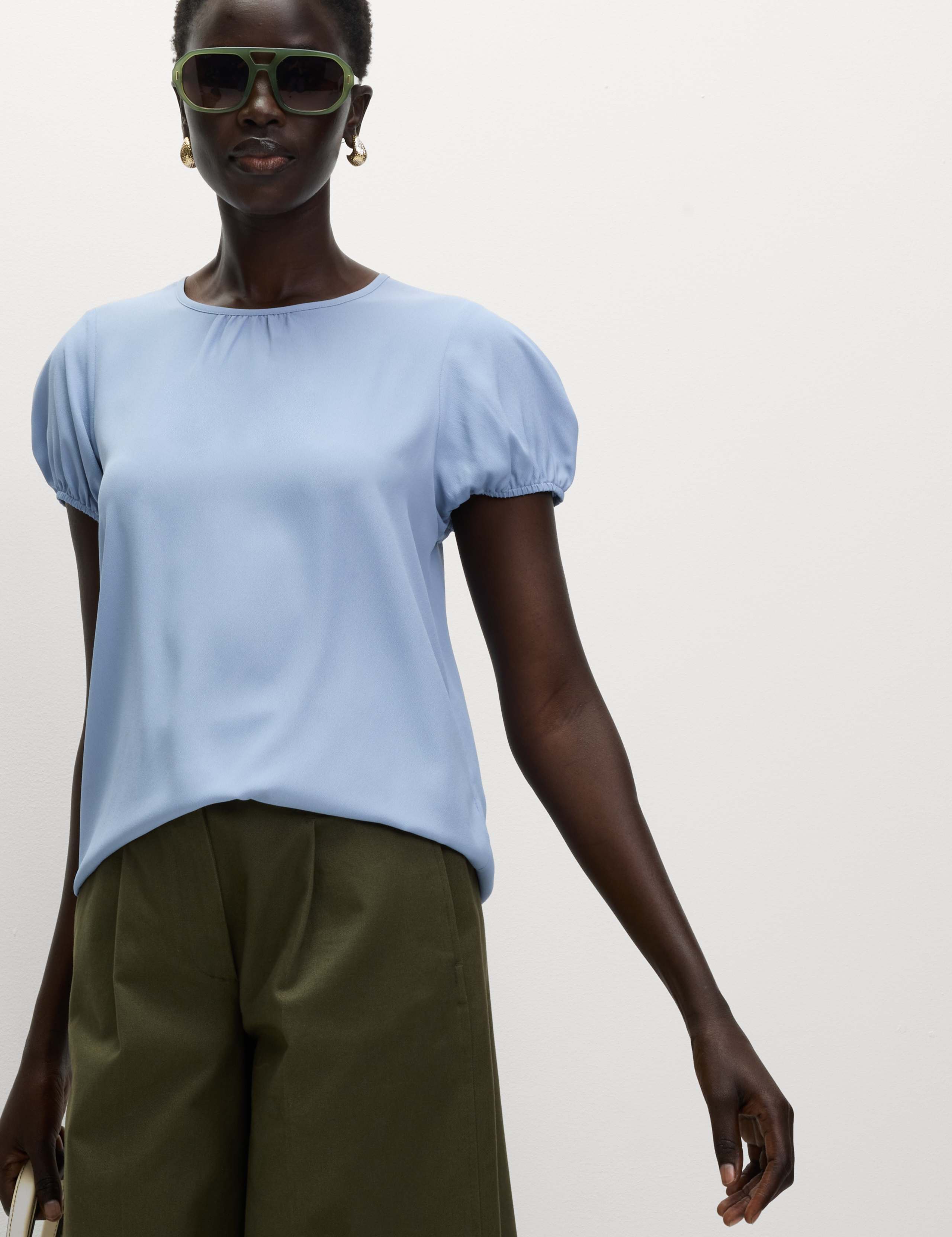 Regular Fit Puff Sleeve Top 5 of 5