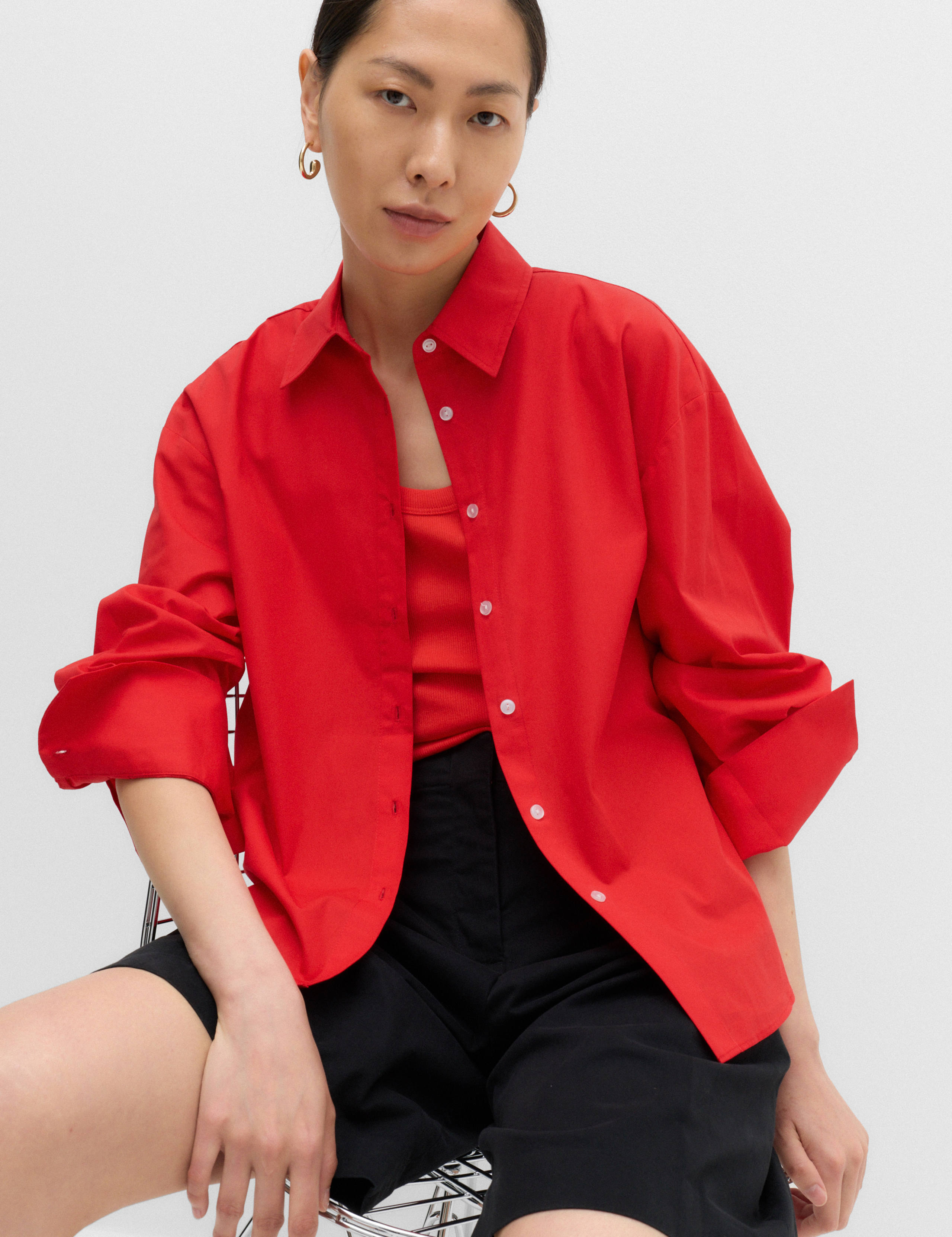 Pure CottonBack Button Detail Shirt 5 of 6