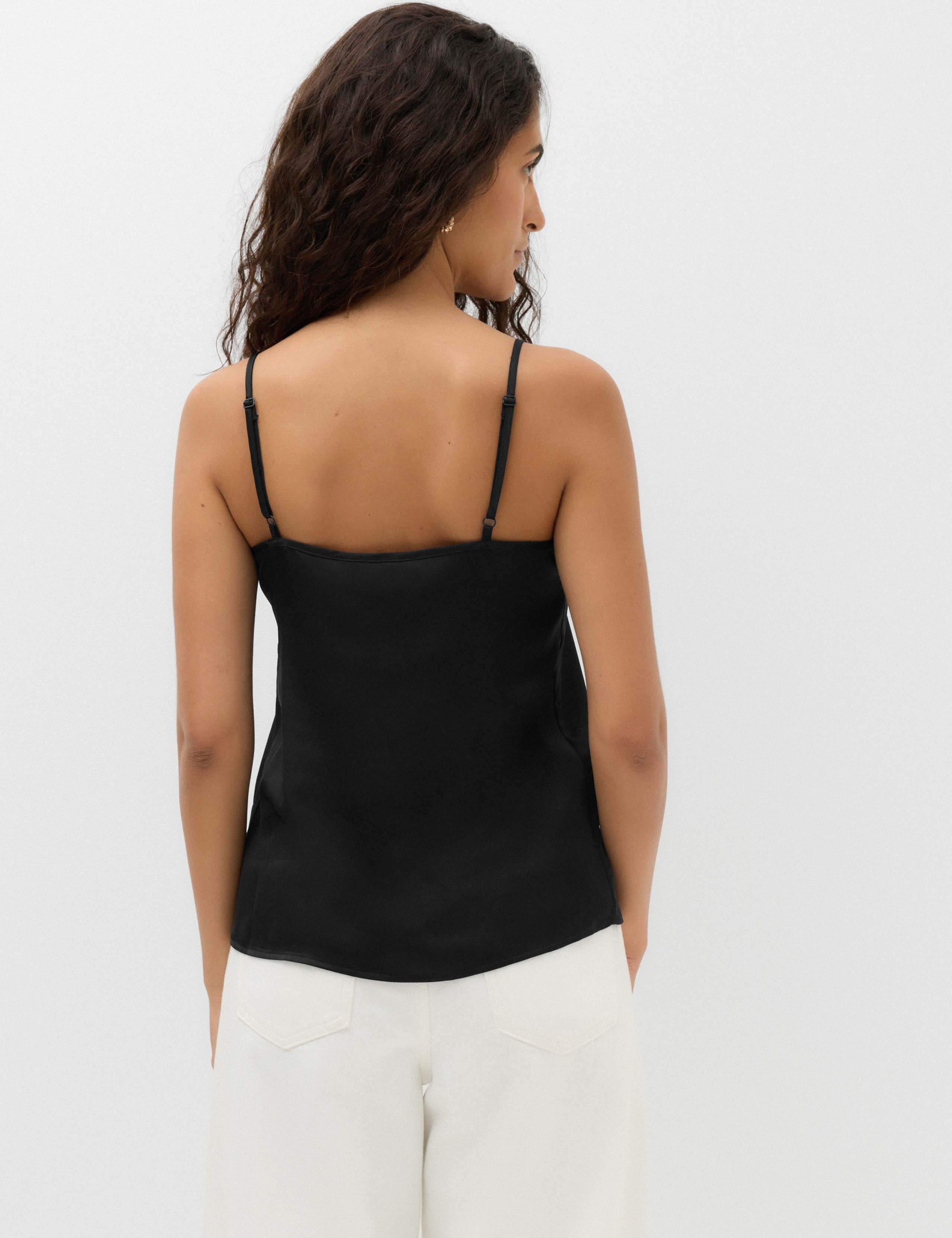Lace Insert V Neck Cami Top 4 of 5