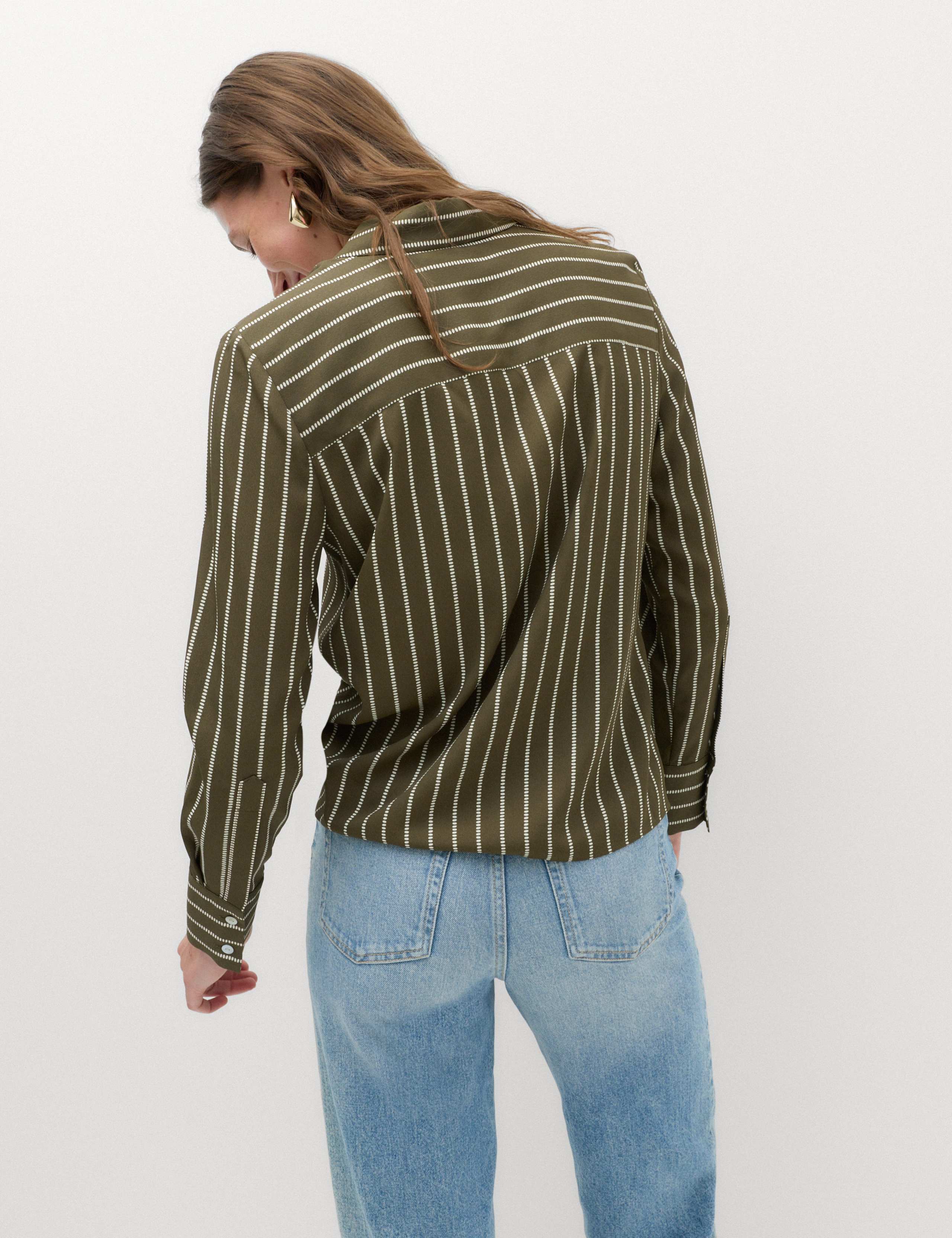 Polka Dot Collared Button Through Shirt 4 of 5