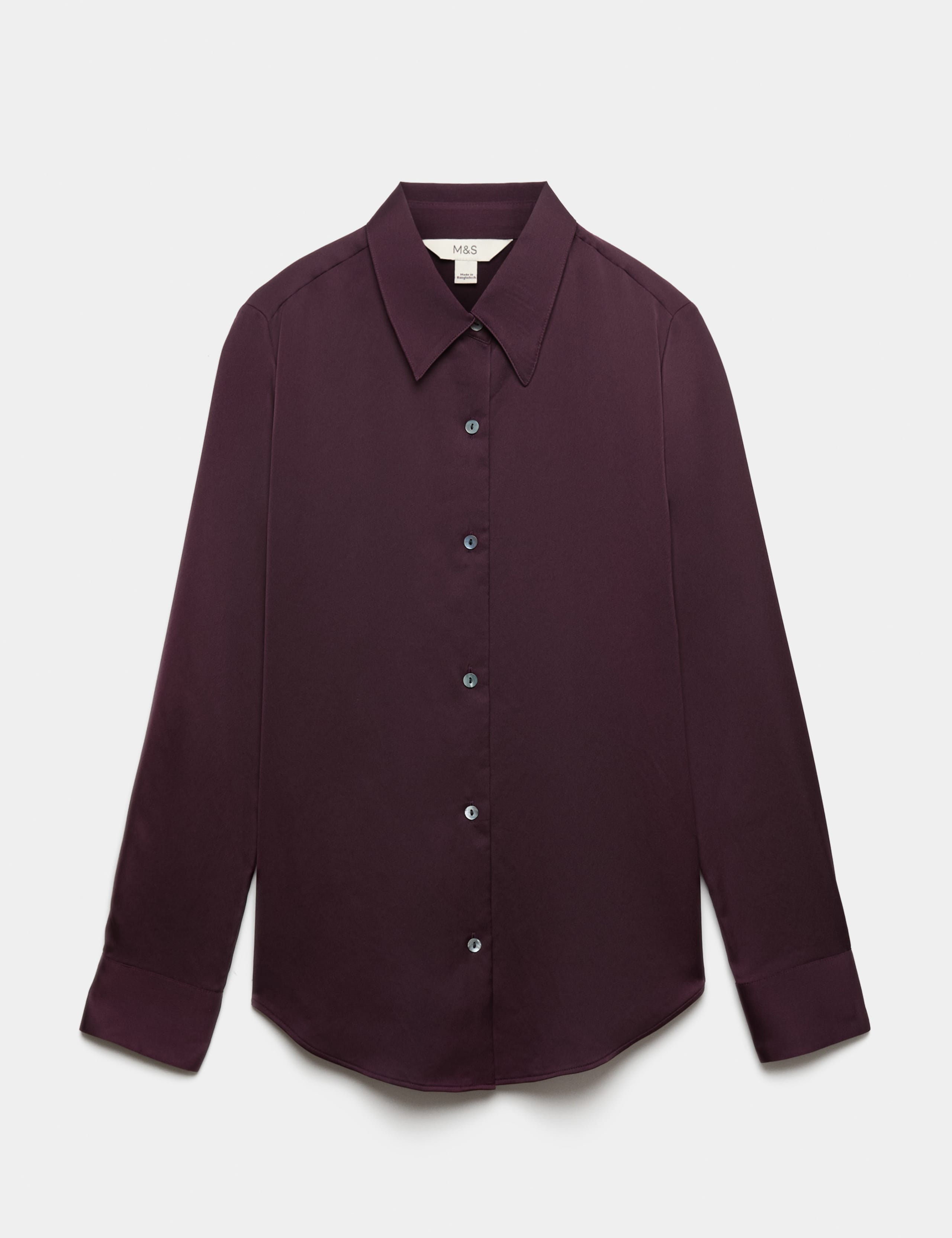 Satin Collared Button Through Shirt 2 of 6