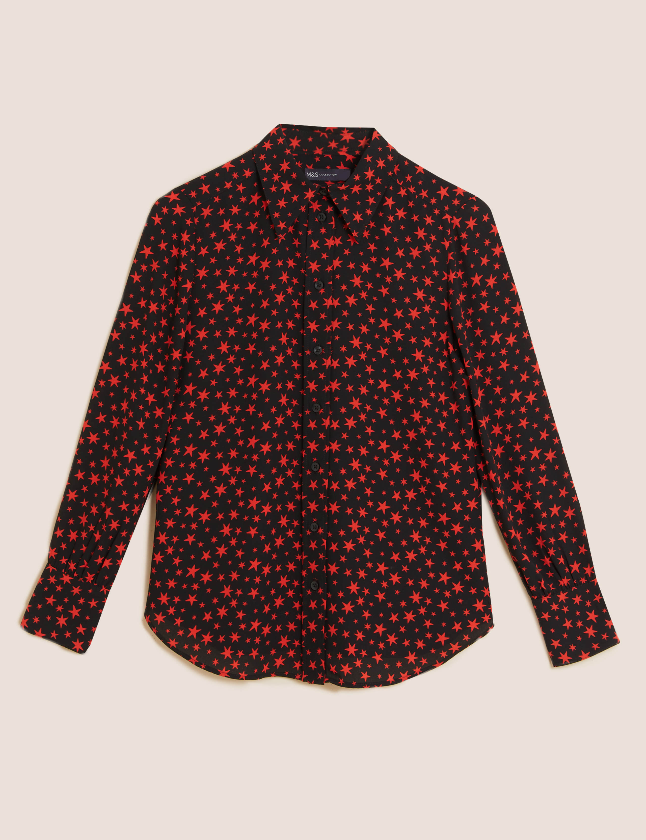 Star Print Long Sleeve Shirt 2 of 4