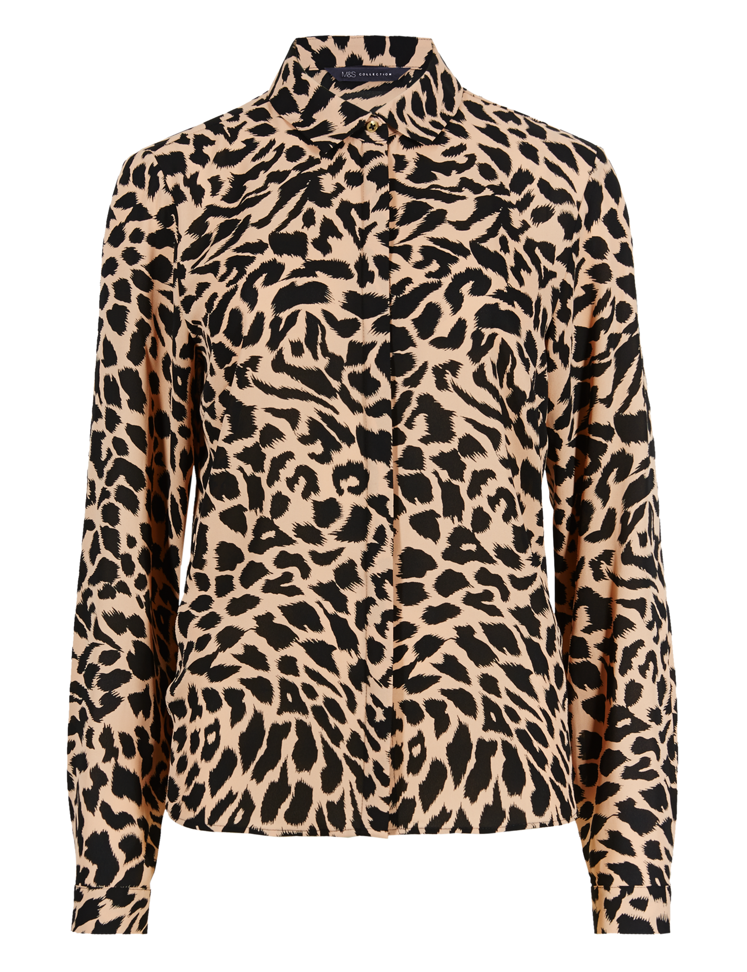 Animal Print Cropped Shirt 2 of 4