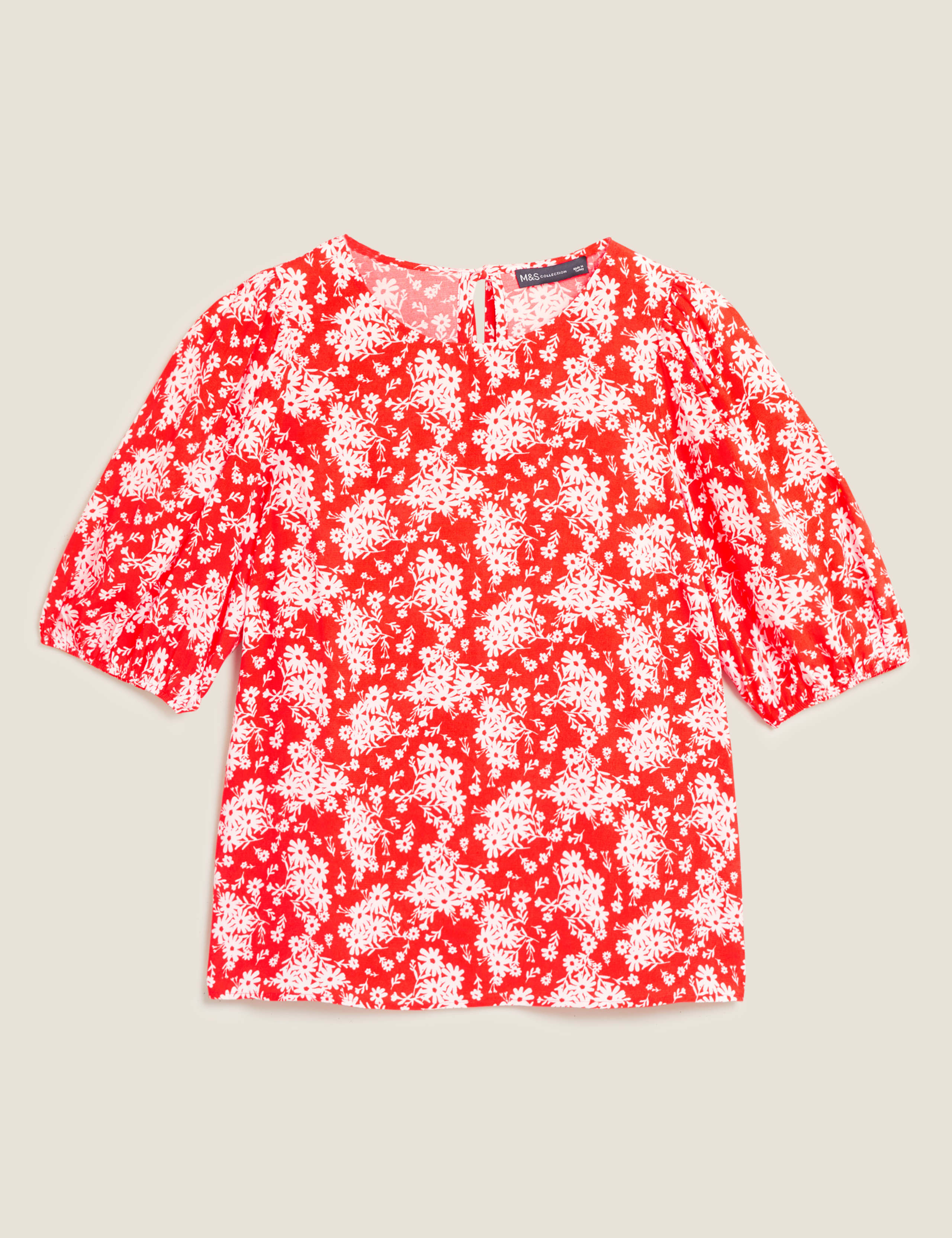 Floral Short Sleeve Blouse 2 of 4