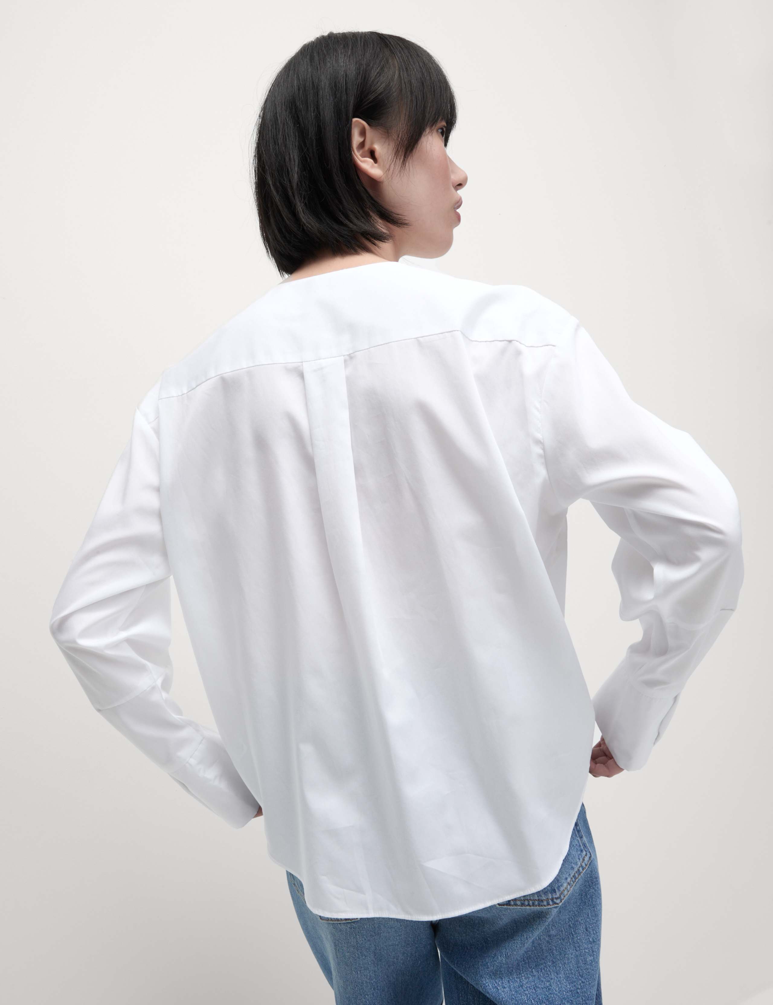Pure Cotton V-Neck Shirt 5 of 5