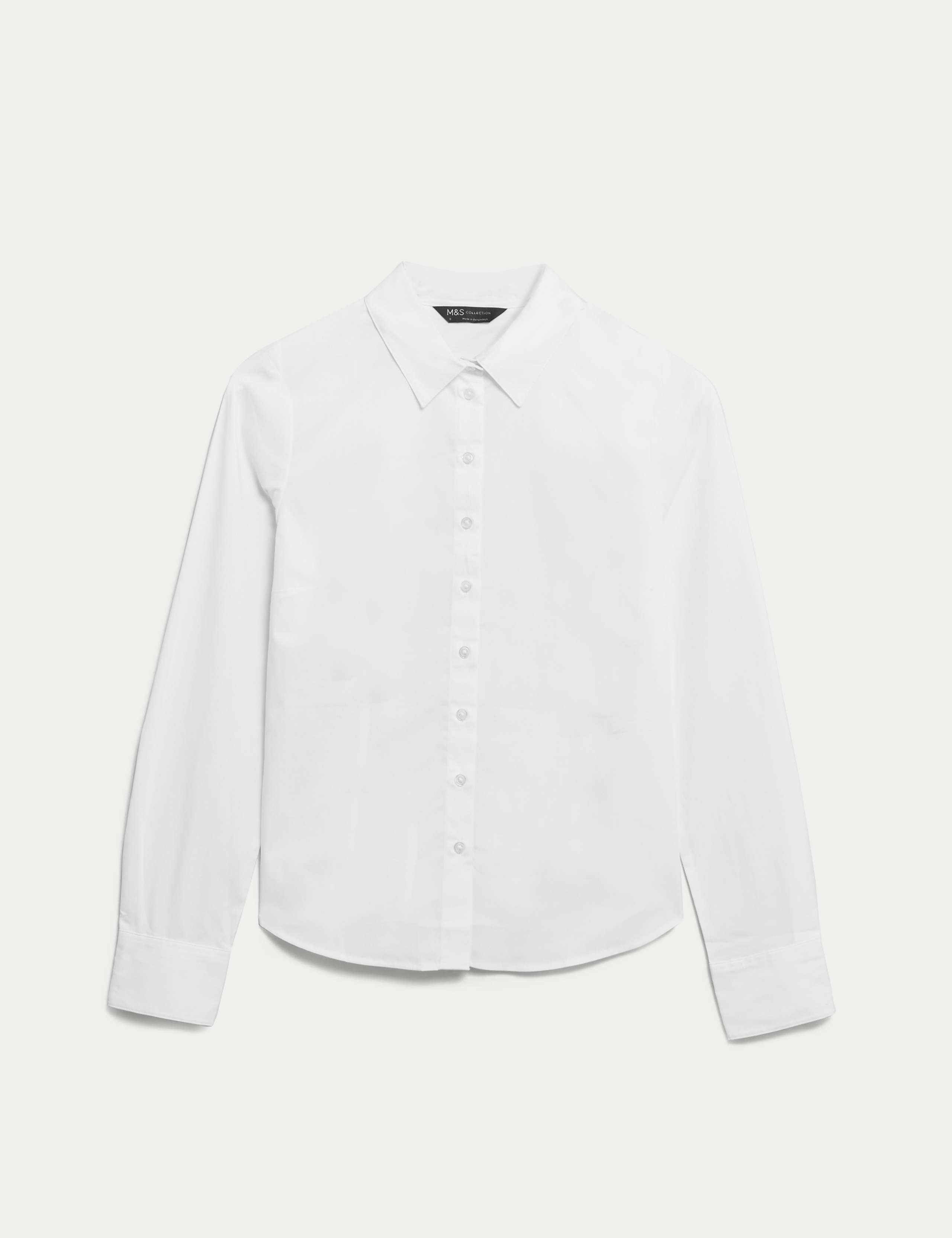 Cotton Rich Fitted Collared Shirt 2 of 5