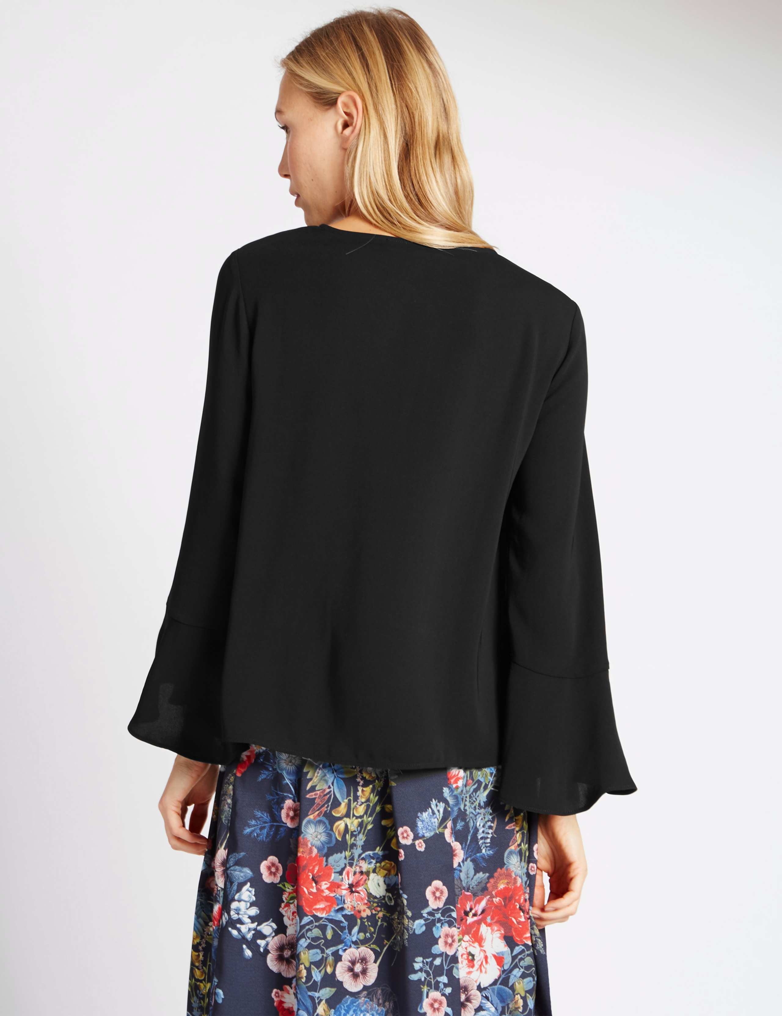 Fluted Sleeve Blouse 3 of 4