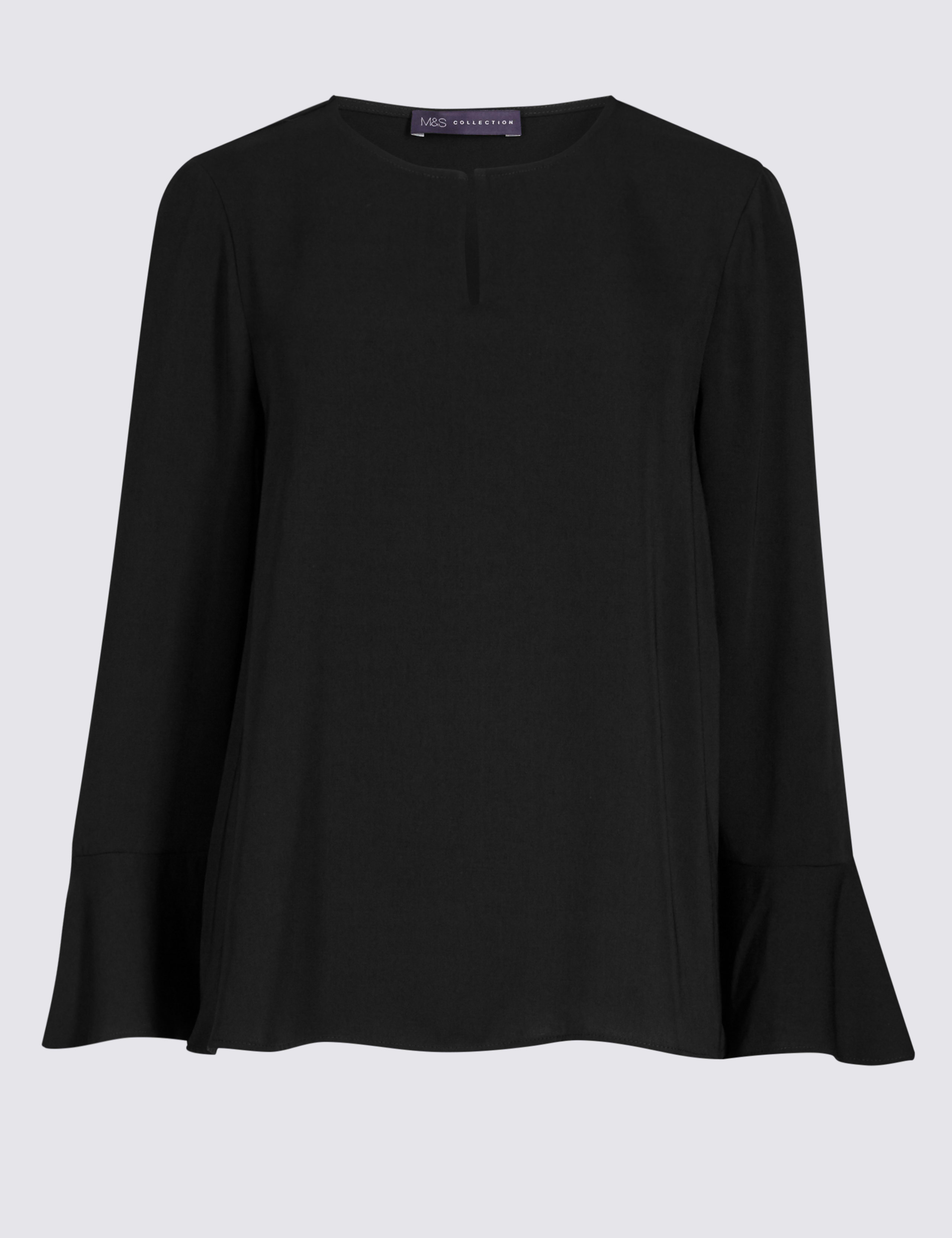 Fluted Sleeve Blouse 2 of 4