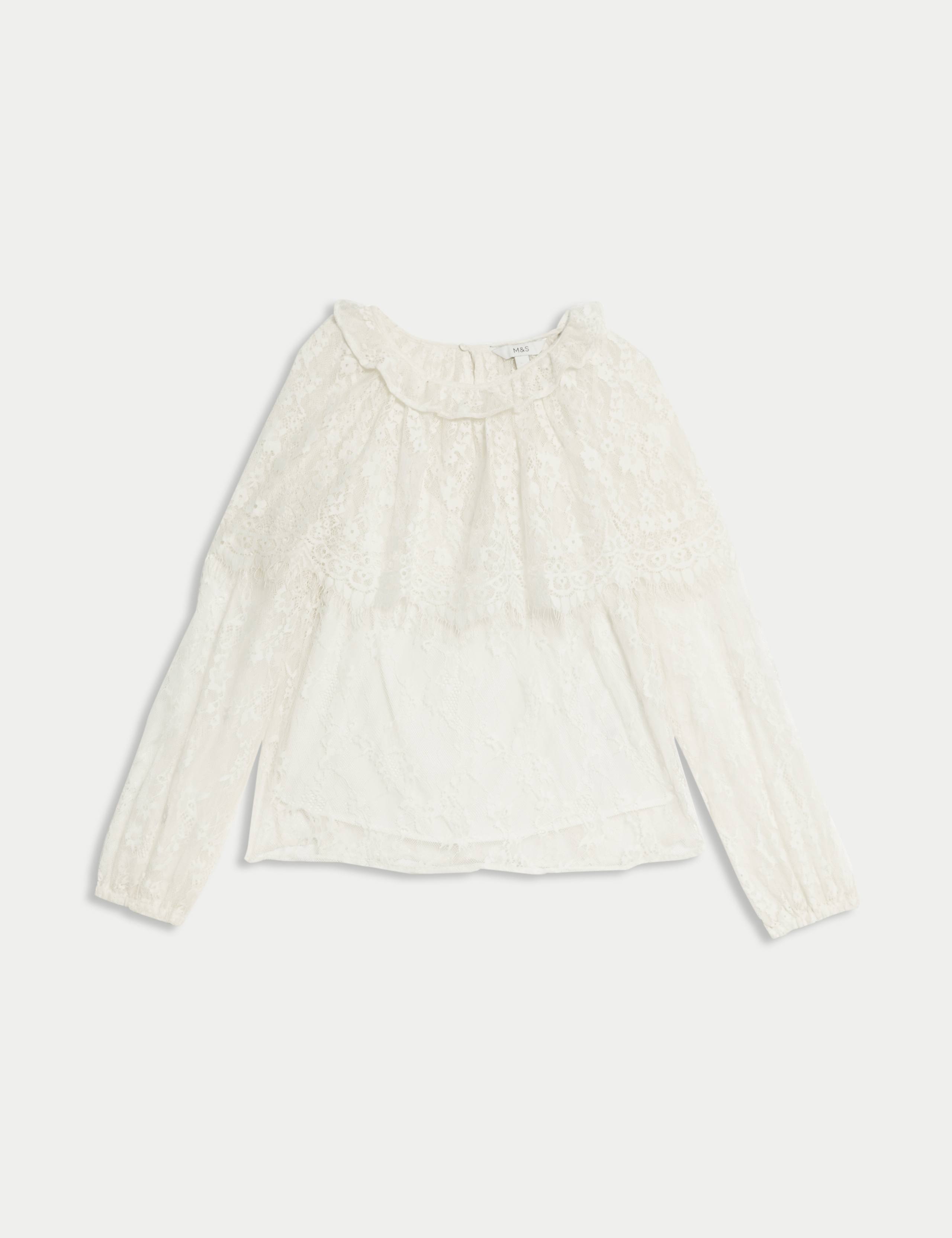 Lace Round Neck Blouse 2 of 5