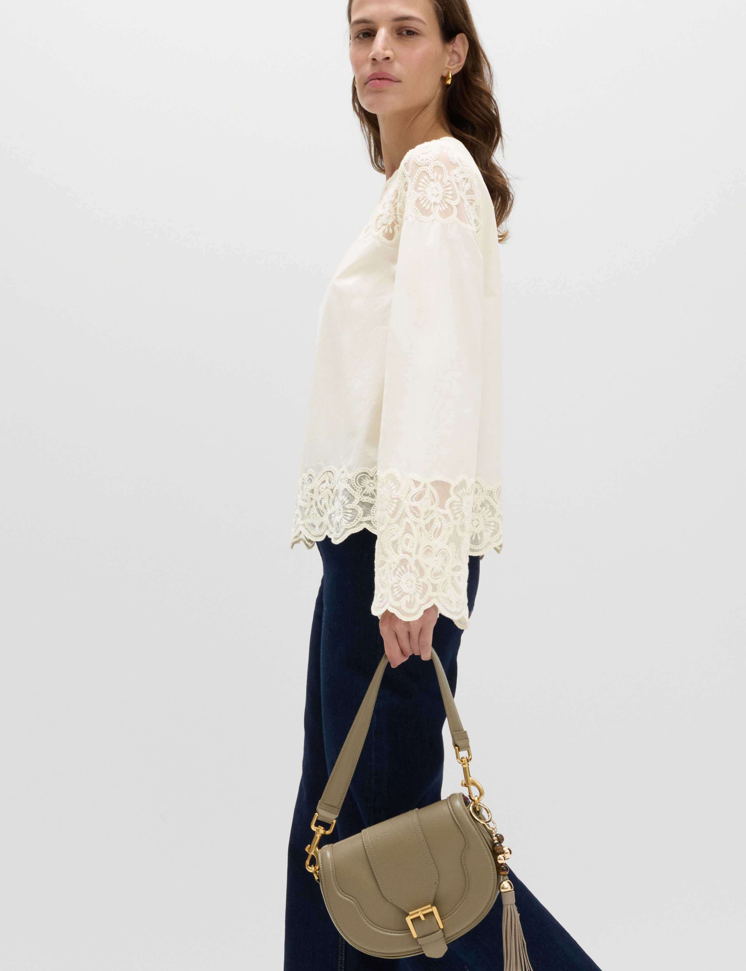 Pure Cotton Embroidered Cutwork Top 5 of 5