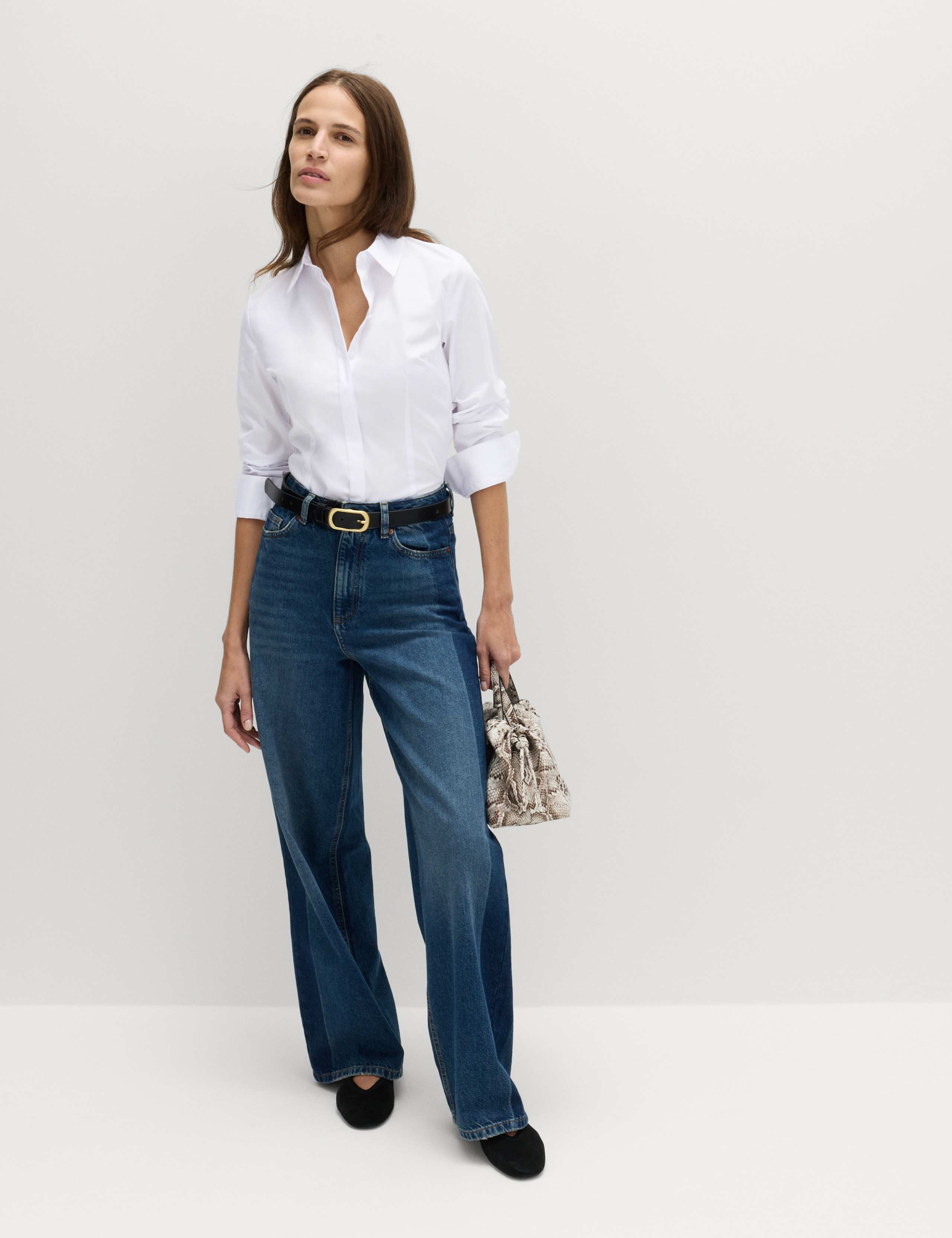 Cotton Rich Collared Fitted Shirt 3 of 6