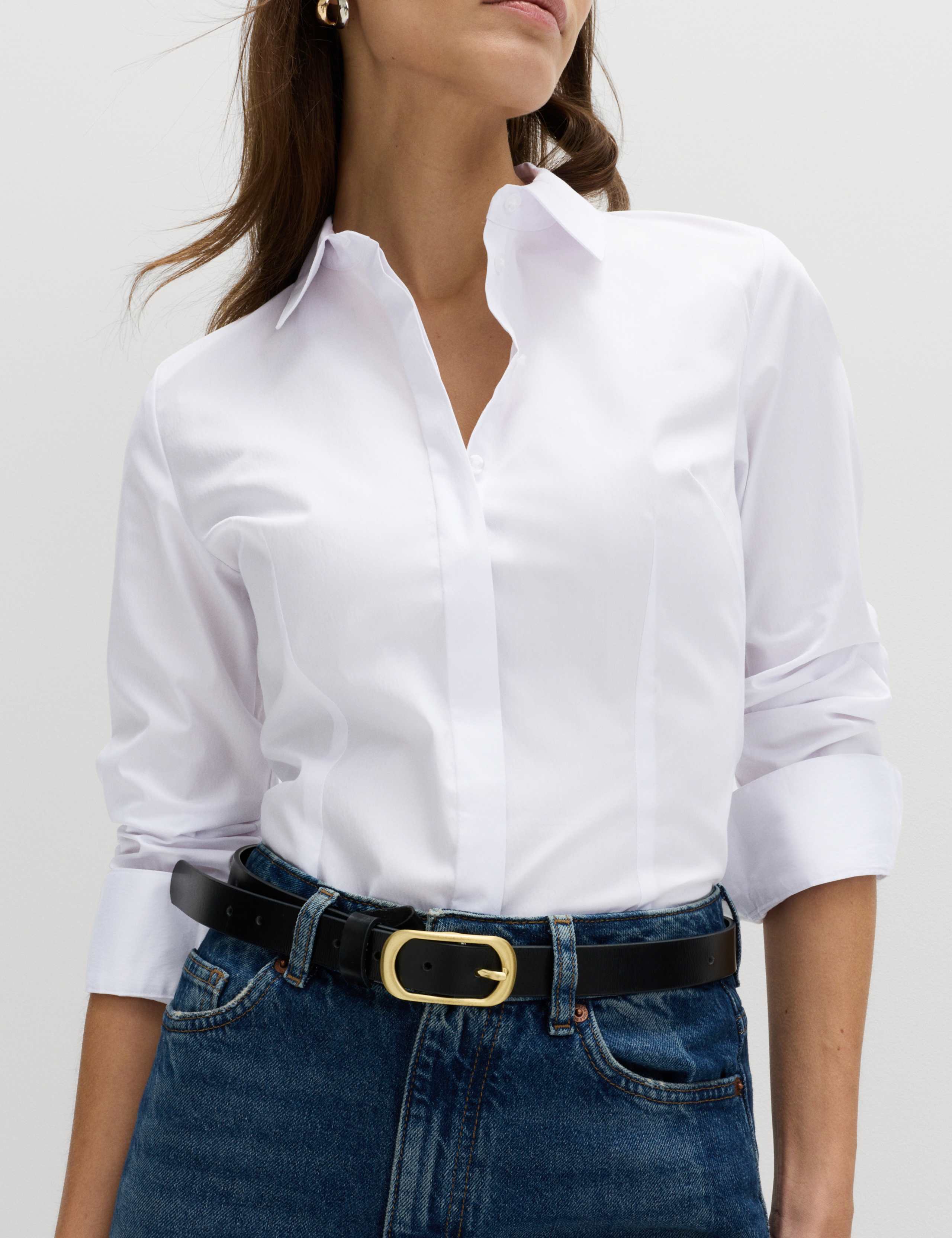 Cotton Rich Collared Fitted Shirt 6 of 6