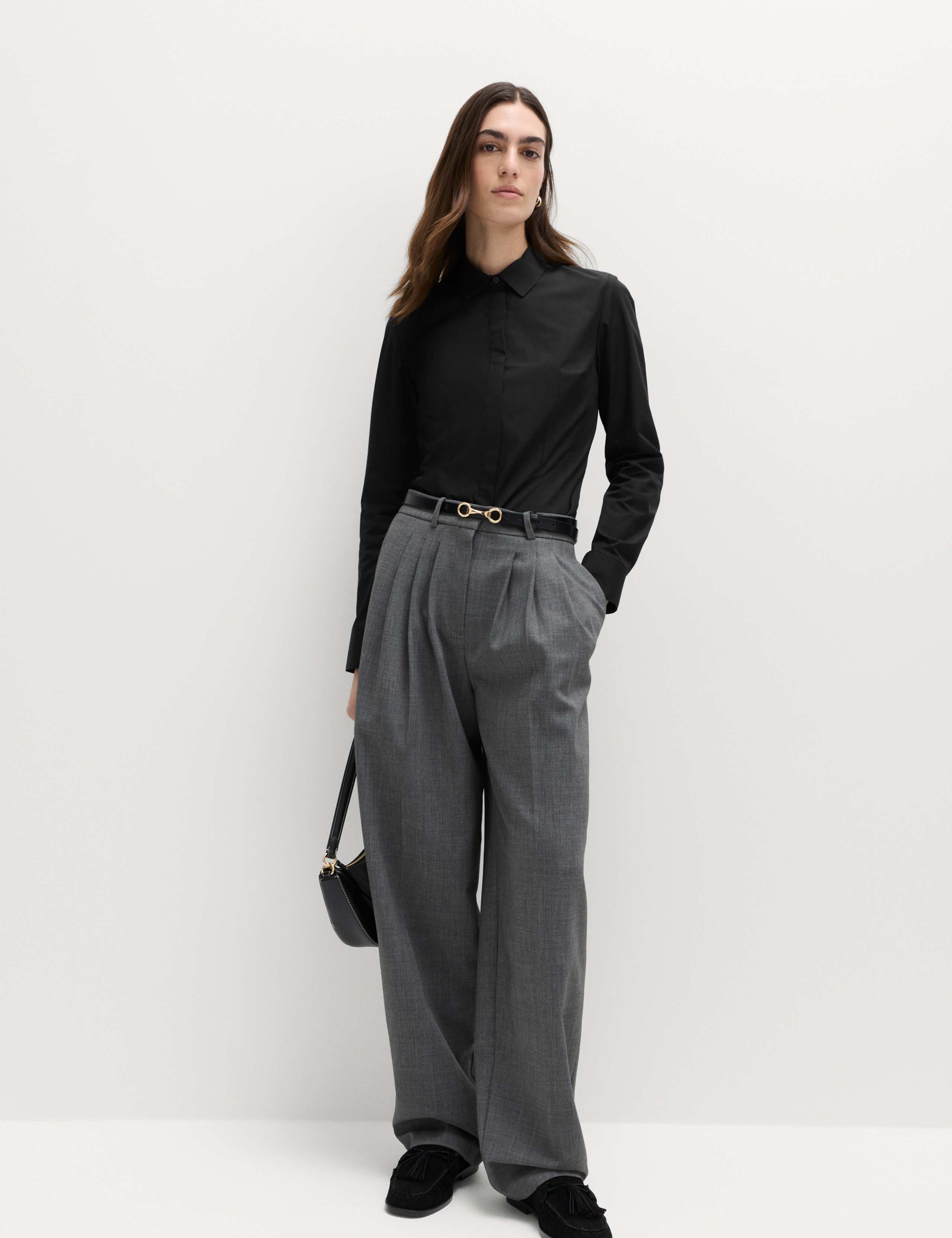 Cotton Rich Collared Fitted Shirt 4 of 5