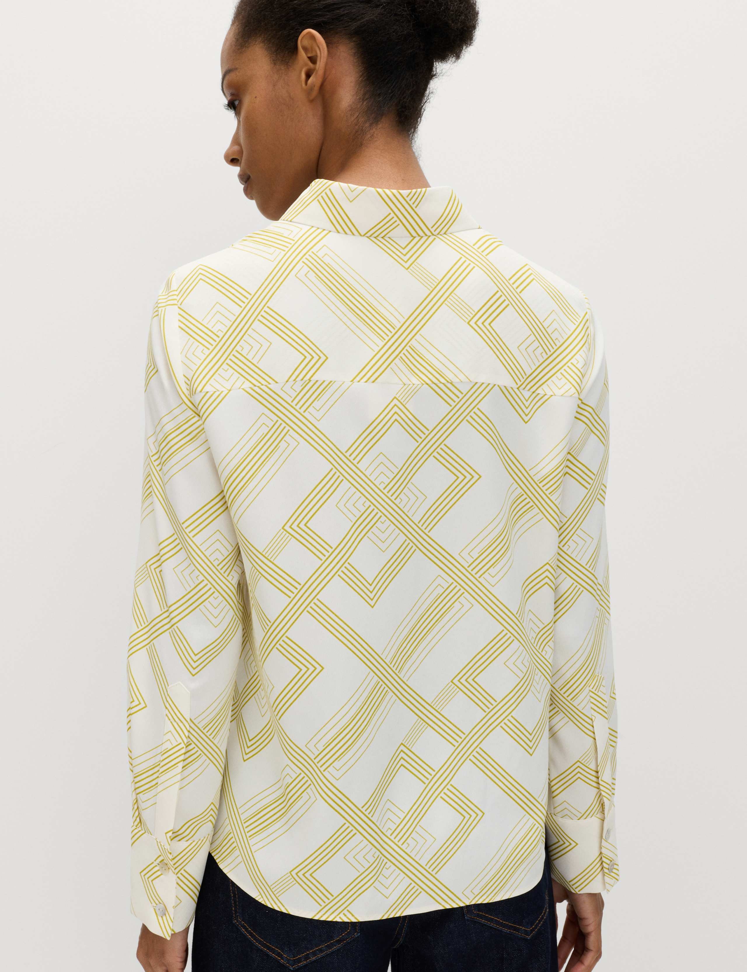 Geometric Collared Shirt 3 of 6