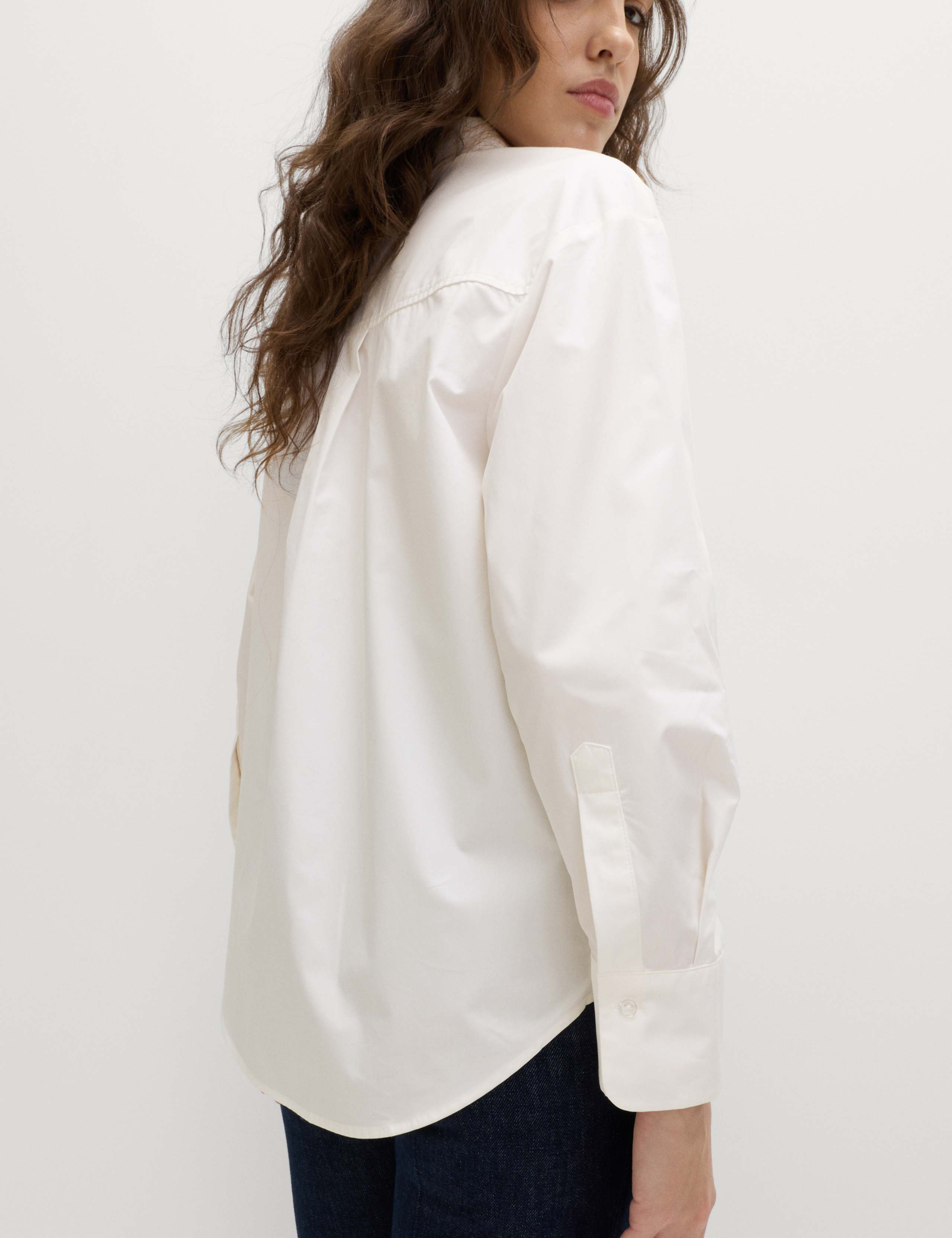 Pure Cotton Bow Detail Collared Shirt 6 of 6