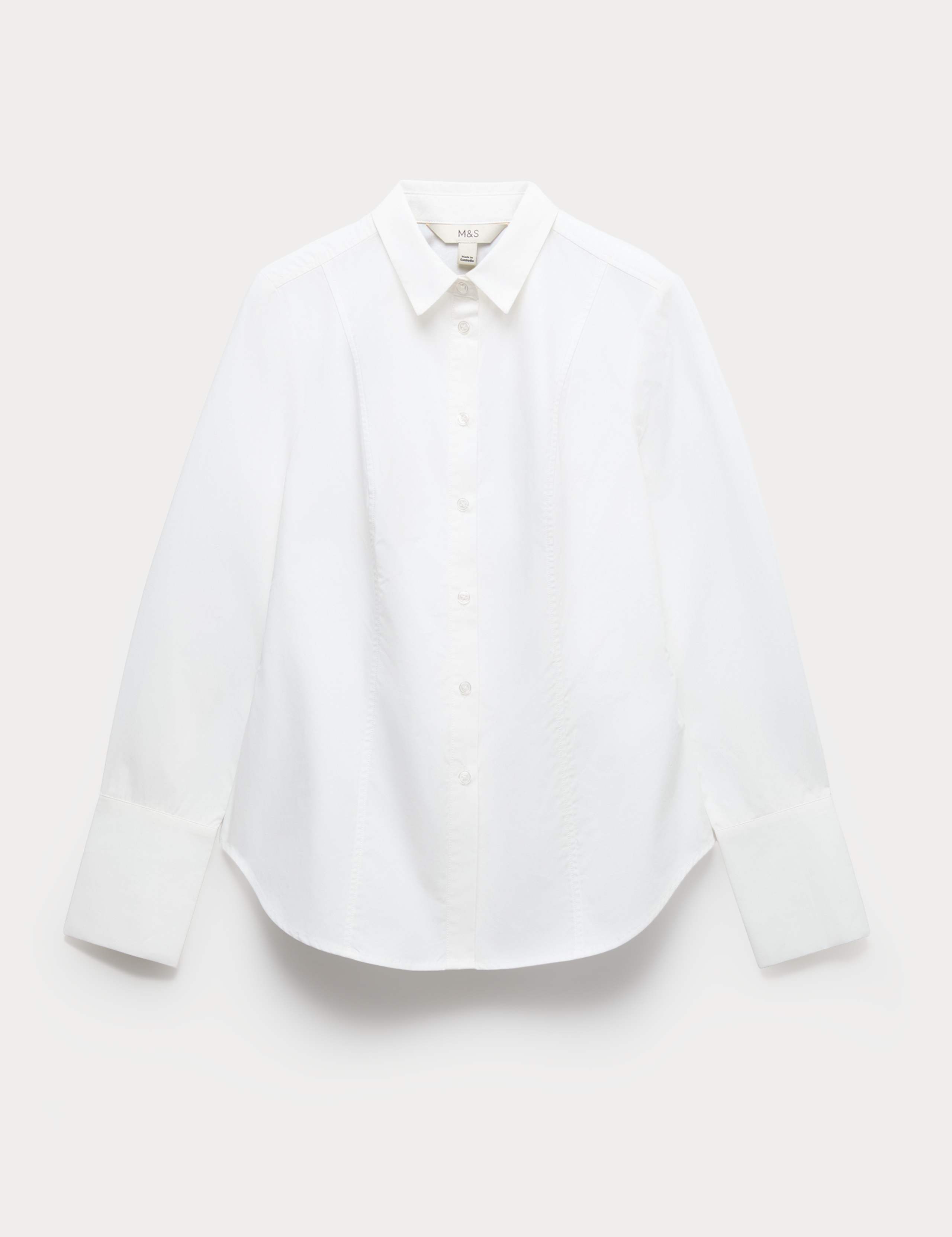 Pure Cotton Back Belt Detail Shirt 2 of 6