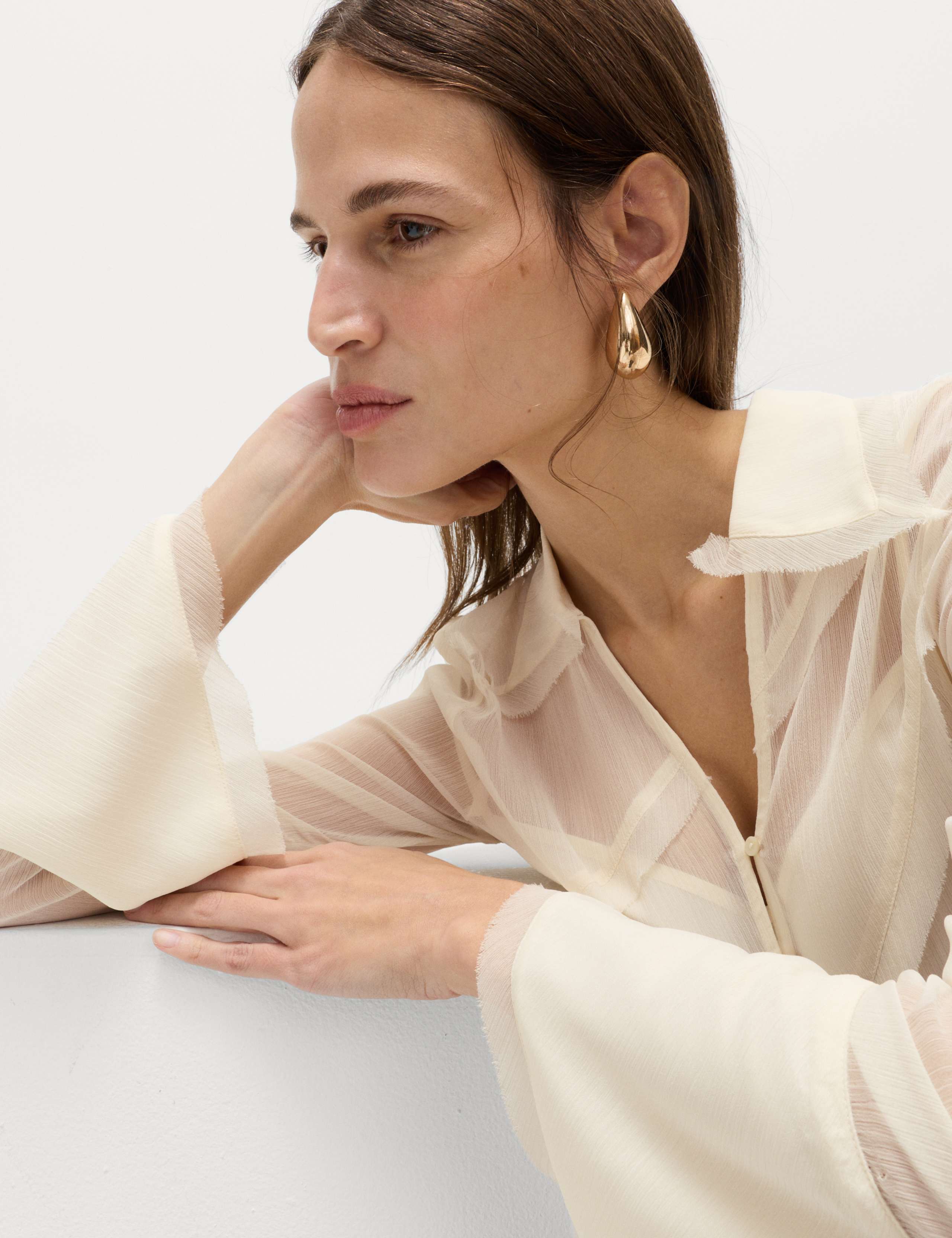 Seam Detail Collared Shirt 5 of 5