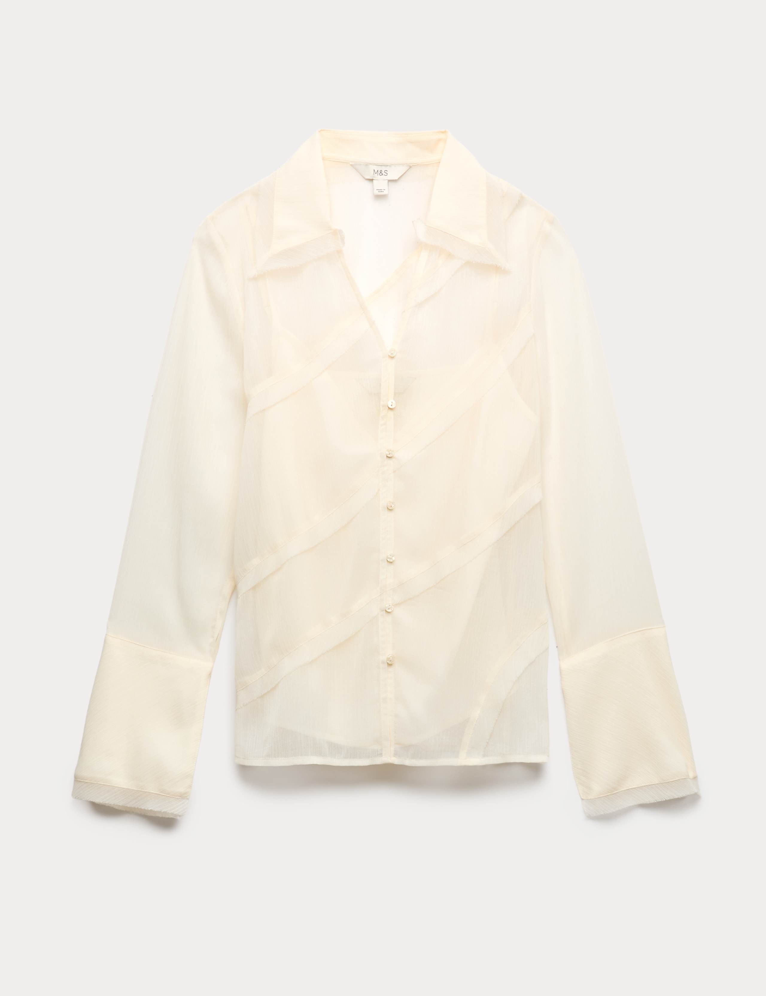 Seam Detail Collared Shirt 1 of 1