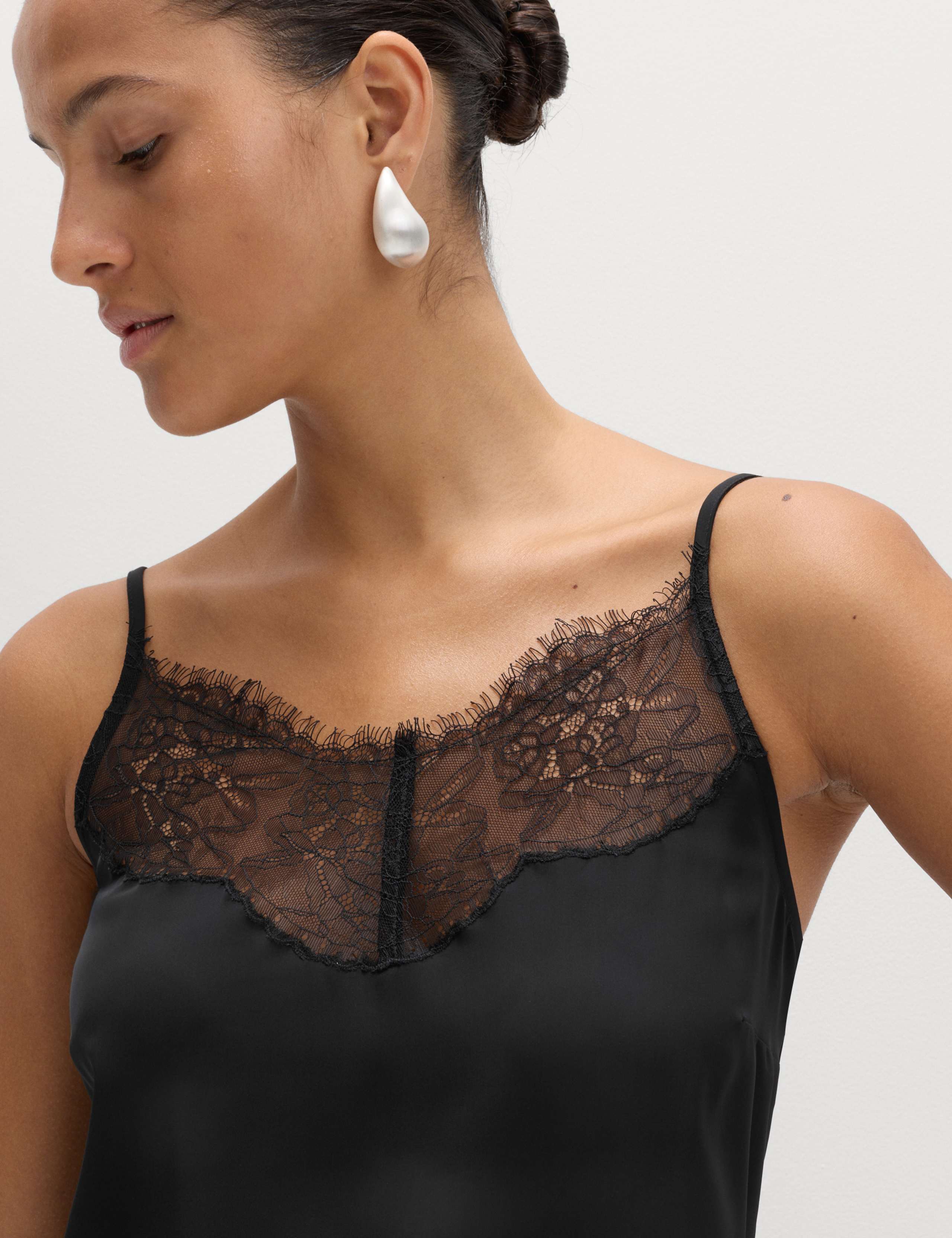 Lace Detail V-Neck Cami Top 6 of 7