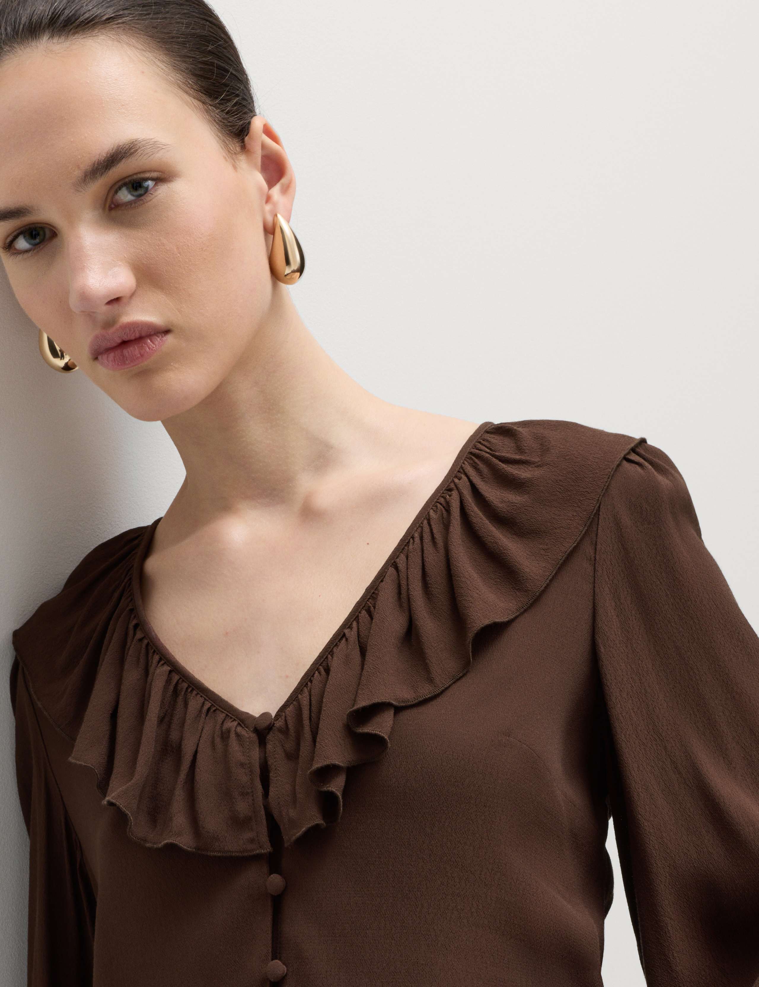 Waisted Ruffle Blouse 5 of 5