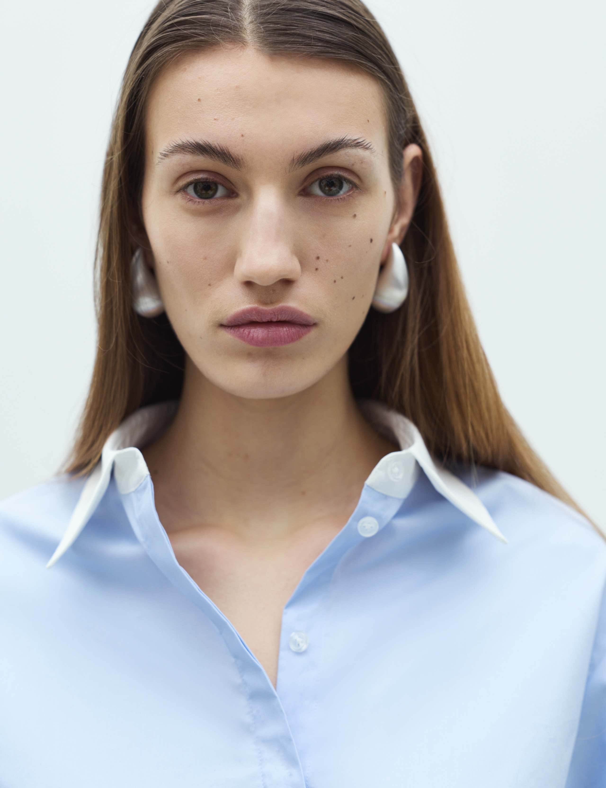 Pure Cotton Contrast Detail Oversized Shirt 4 of 7