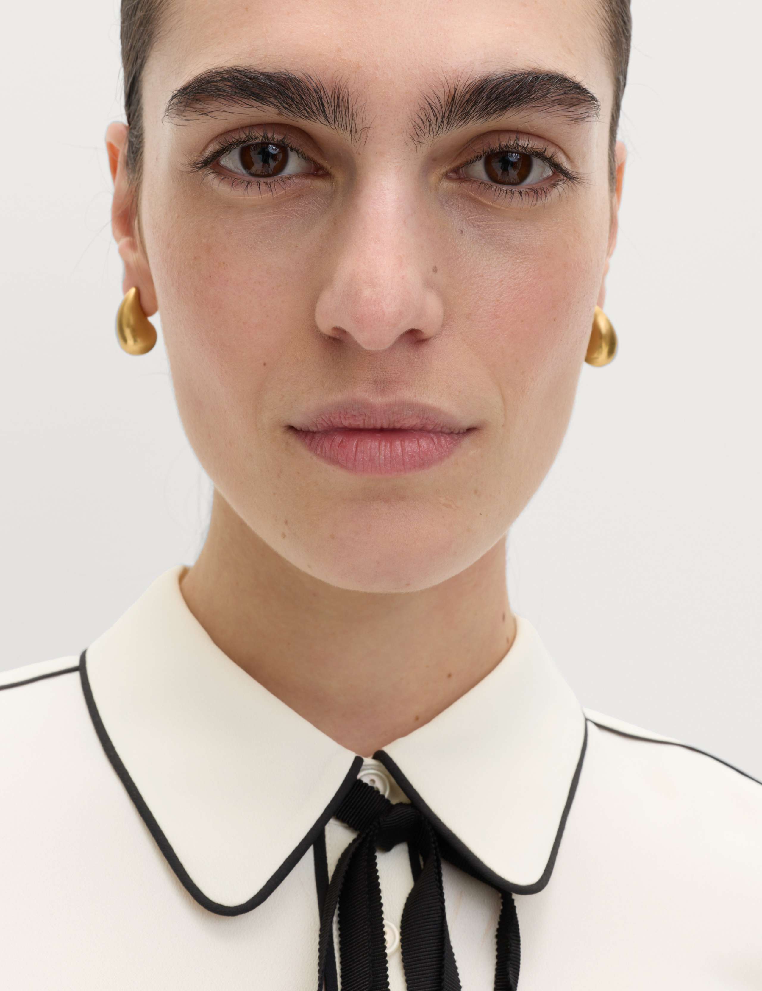 Bow Tie Piped Detail Shirt 1 of 6