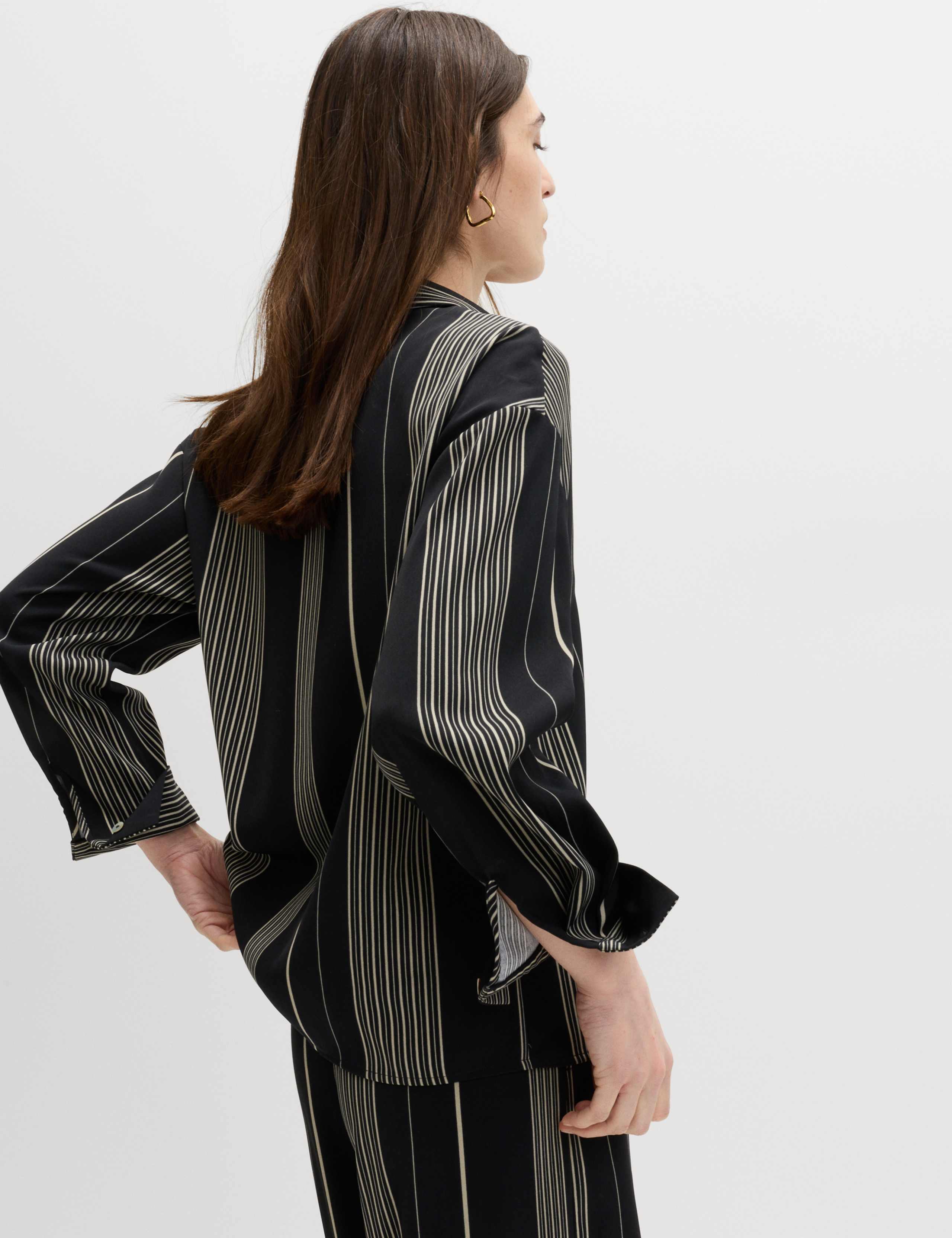 Striped Collared Button Through Shirt 5 of 6