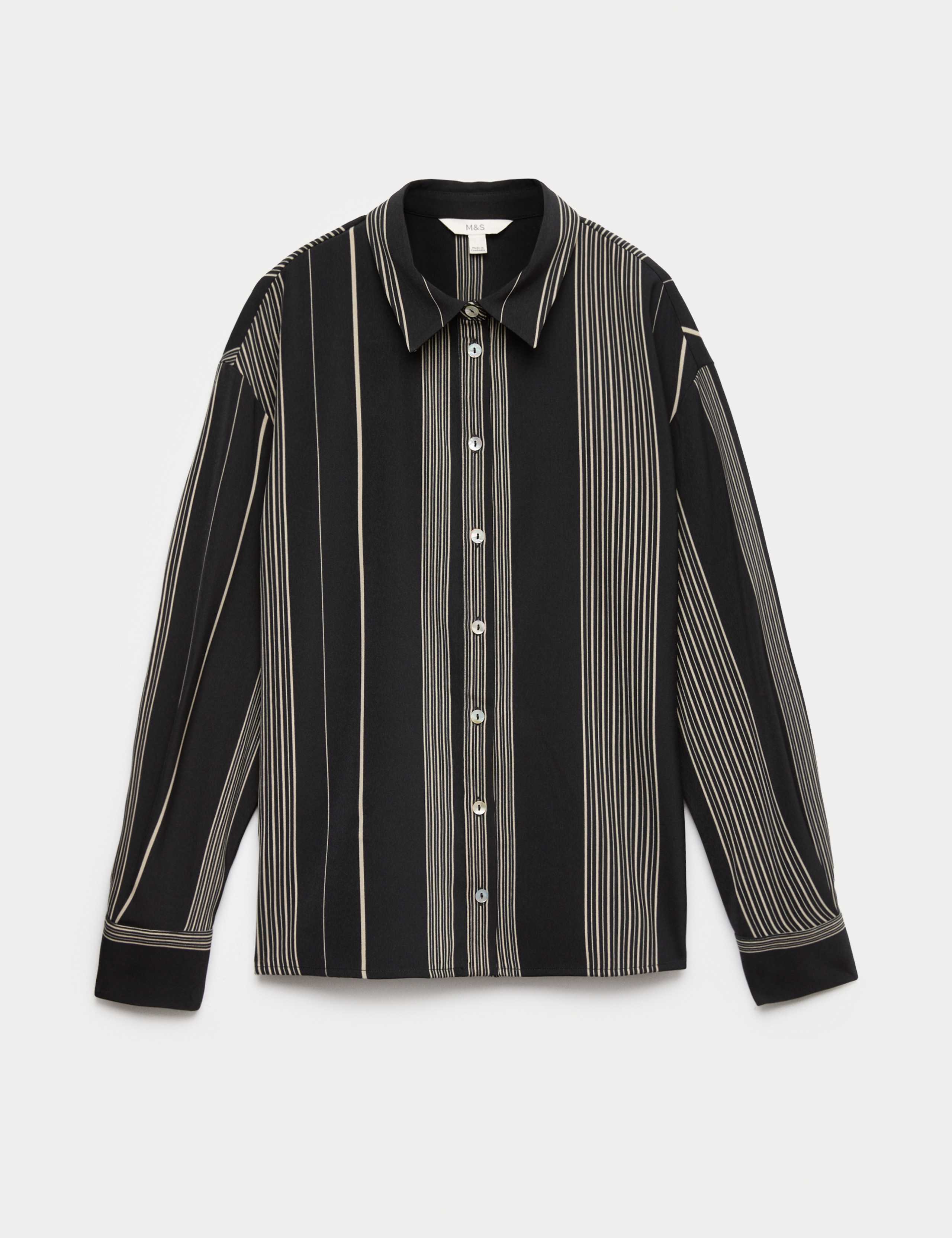 Striped Collared Button Through Shirt 2 of 6