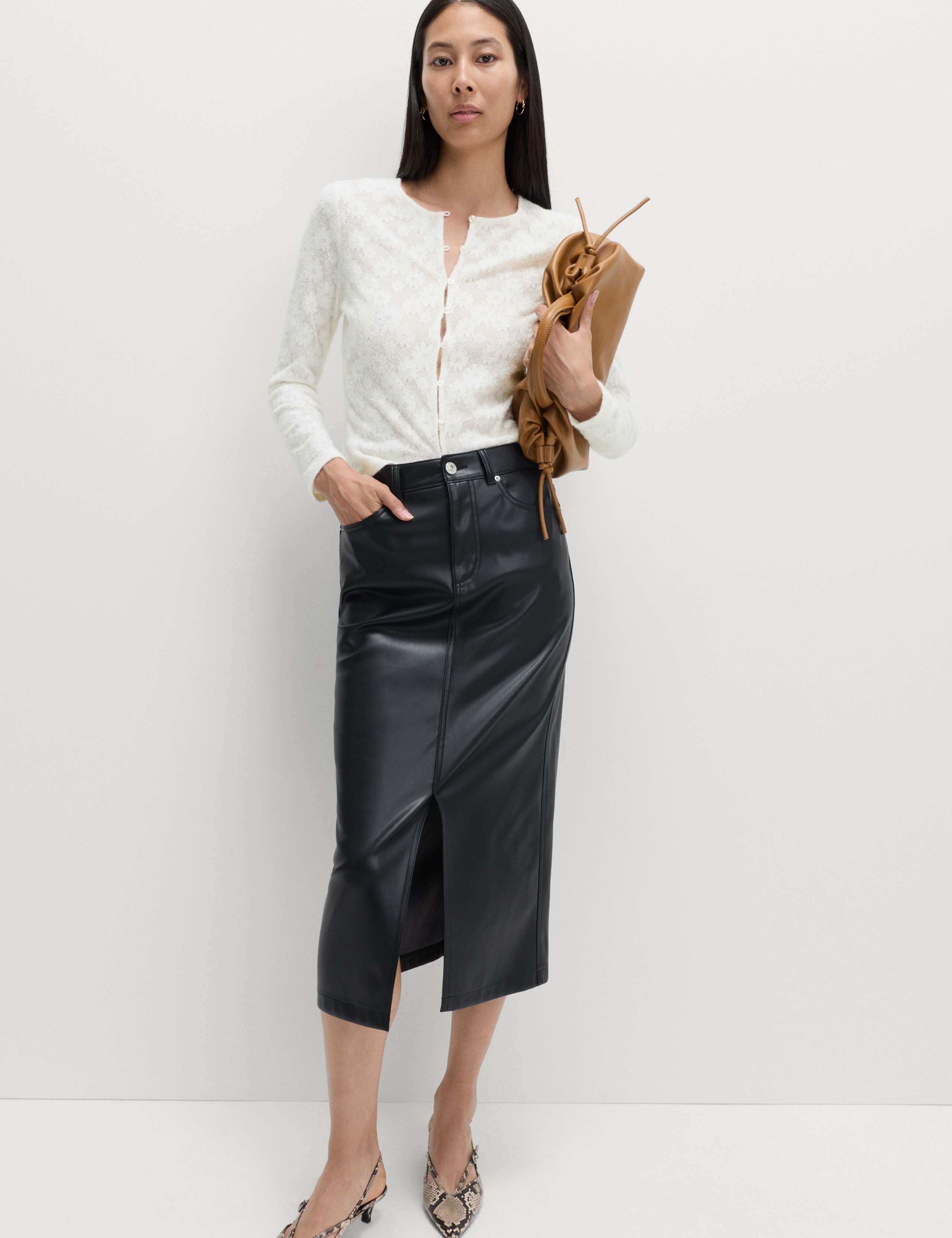 Flower Detail Cosy Button Through Top 4 of 5