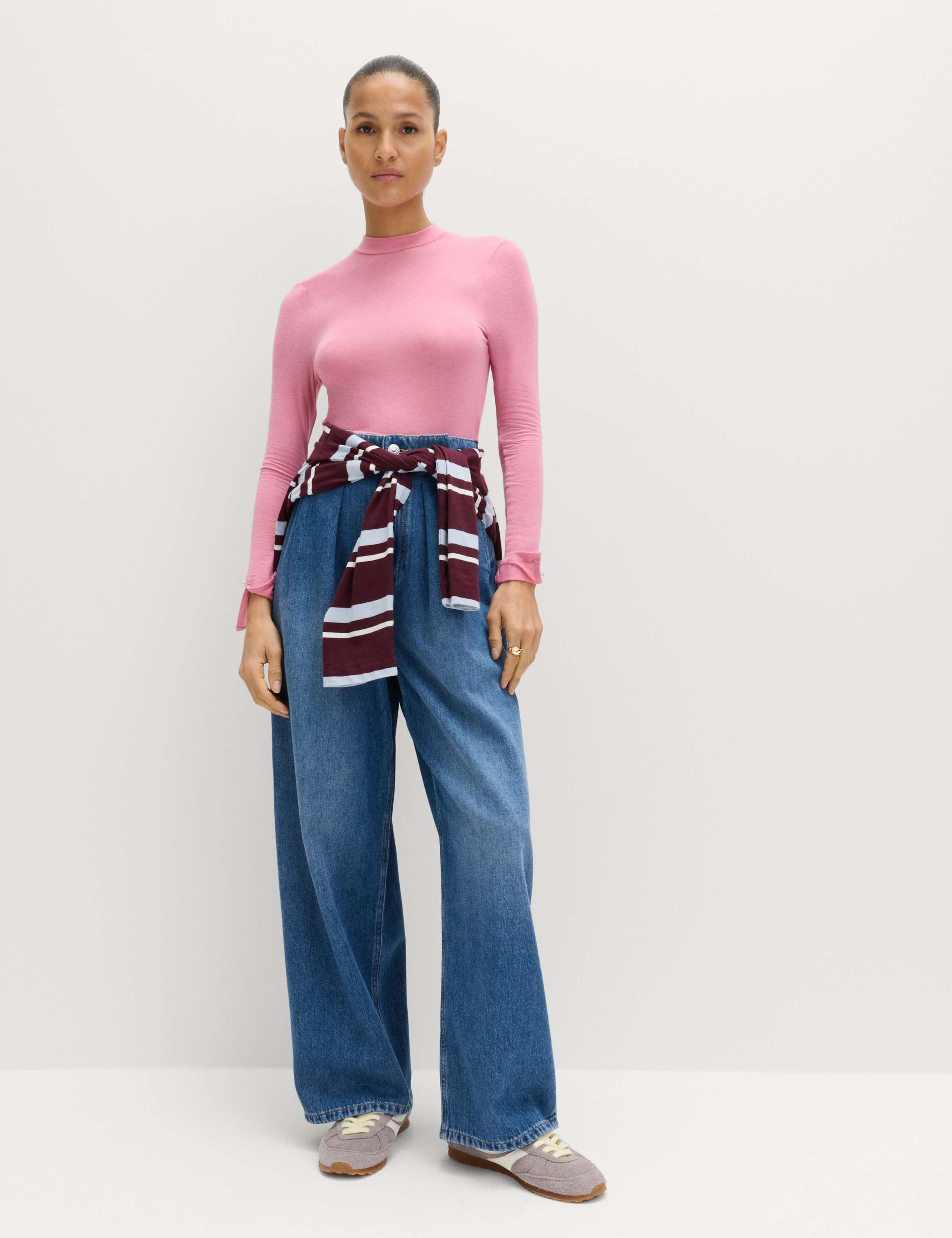 Modal Rich Jersey Roll Neck Second Skin Top 4 of 5