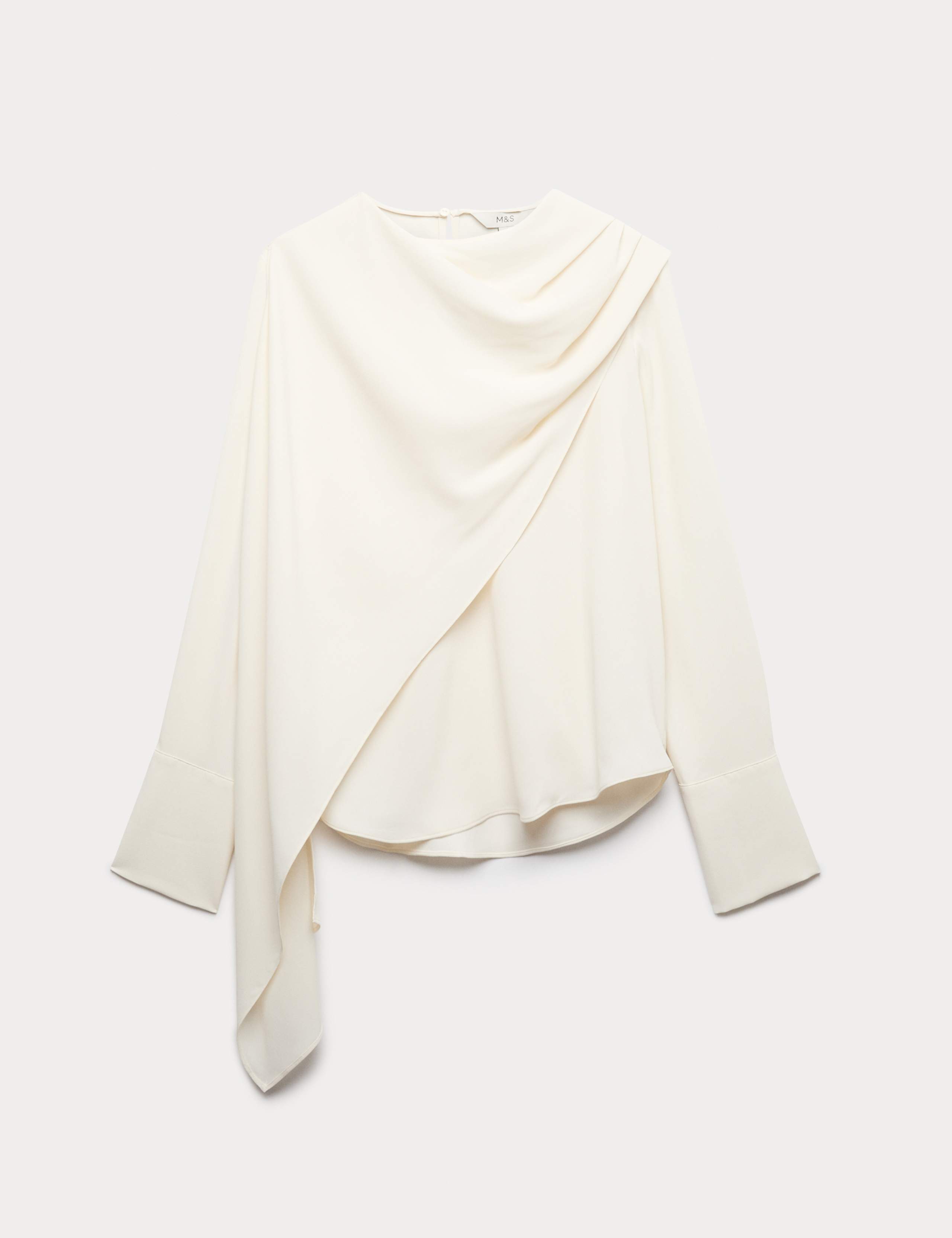 Draped Detail Cowl Neck Top 2 of 7