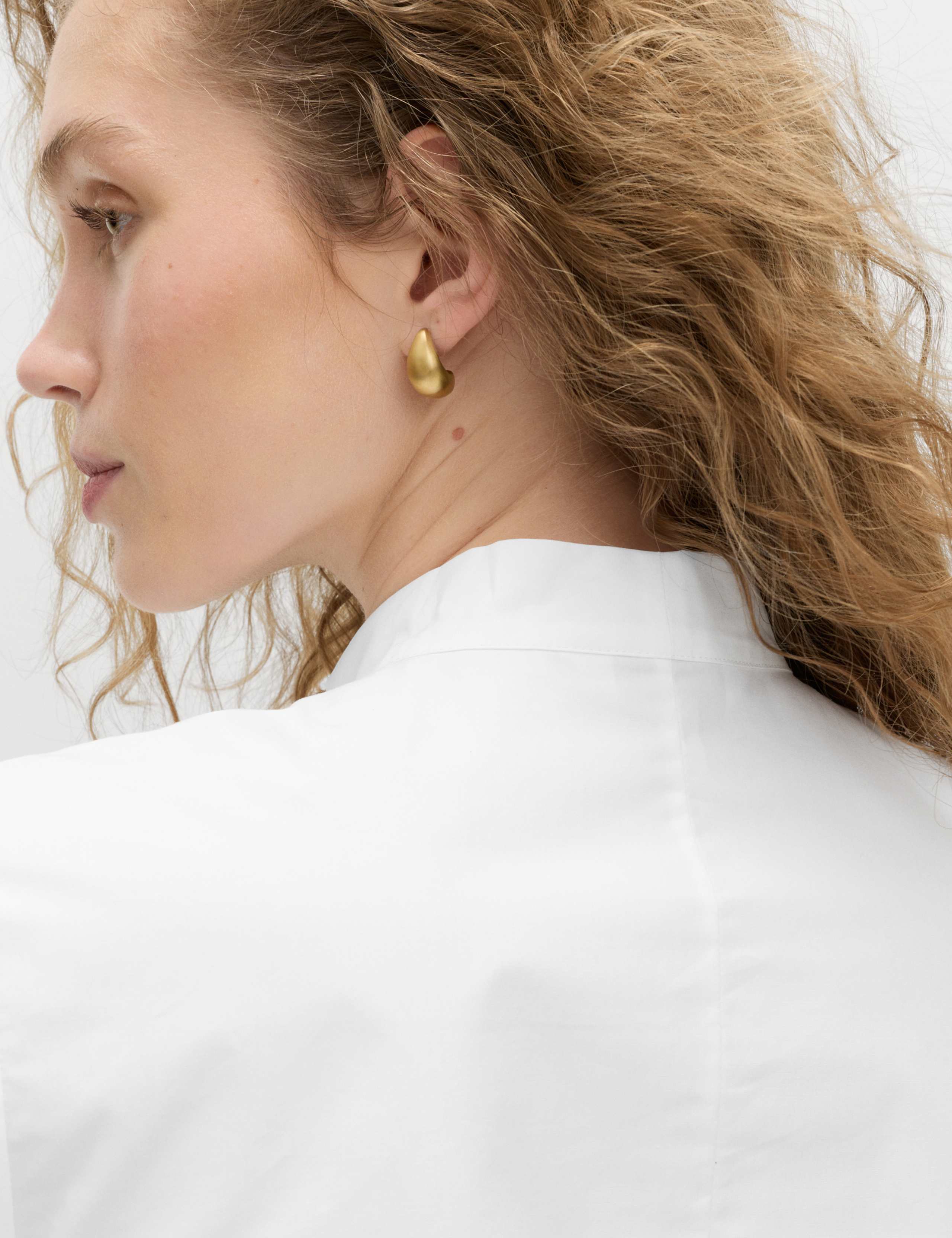 Pure Cotton Tie Neck Detail Shirt 6 of 6