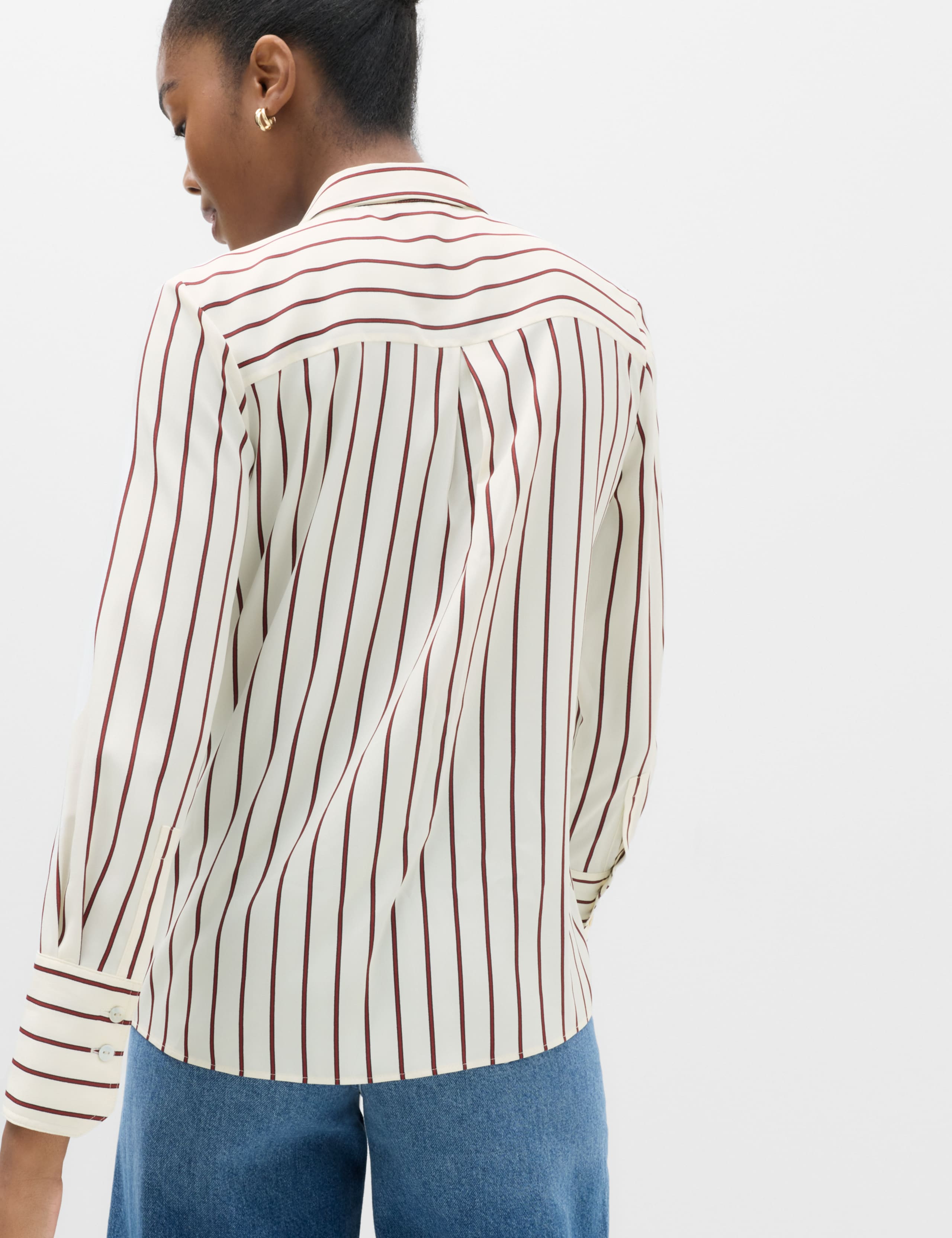 Petite Polka Dot Collared Button Through Shirt 4 of 5