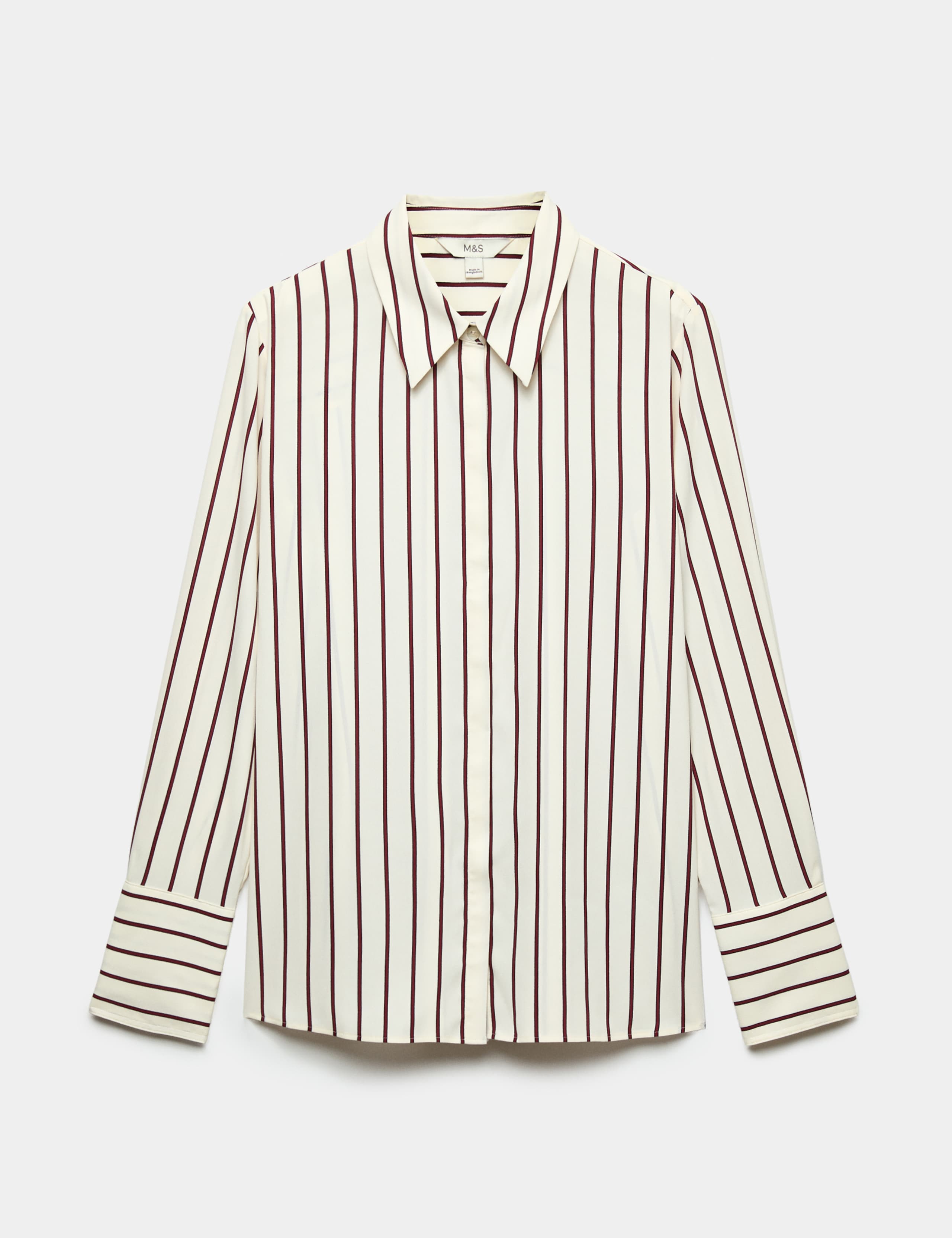 Petite Polka Dot Collared Button Through Shirt 2 of 5