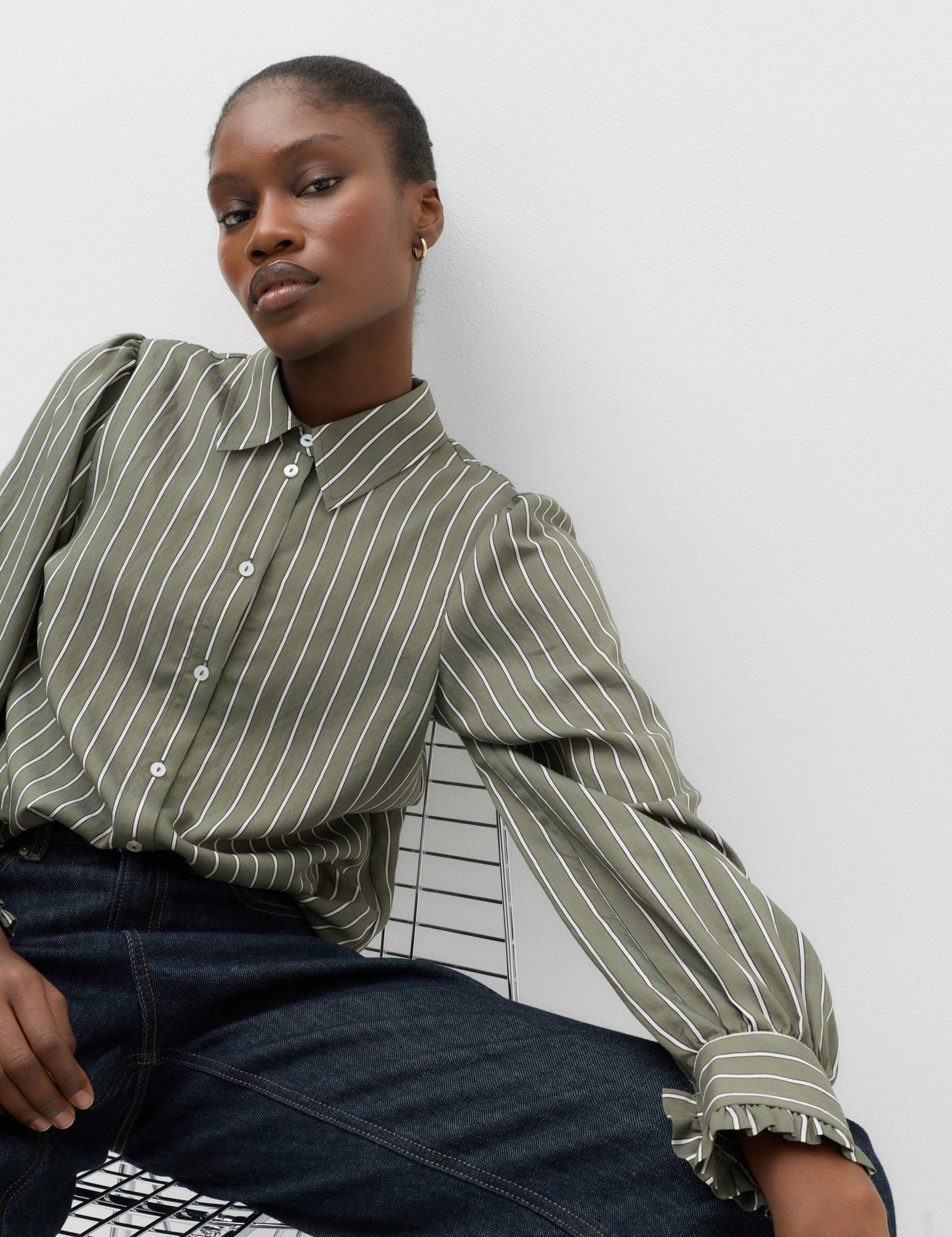 Striped Collared Shirt 1 of 6
